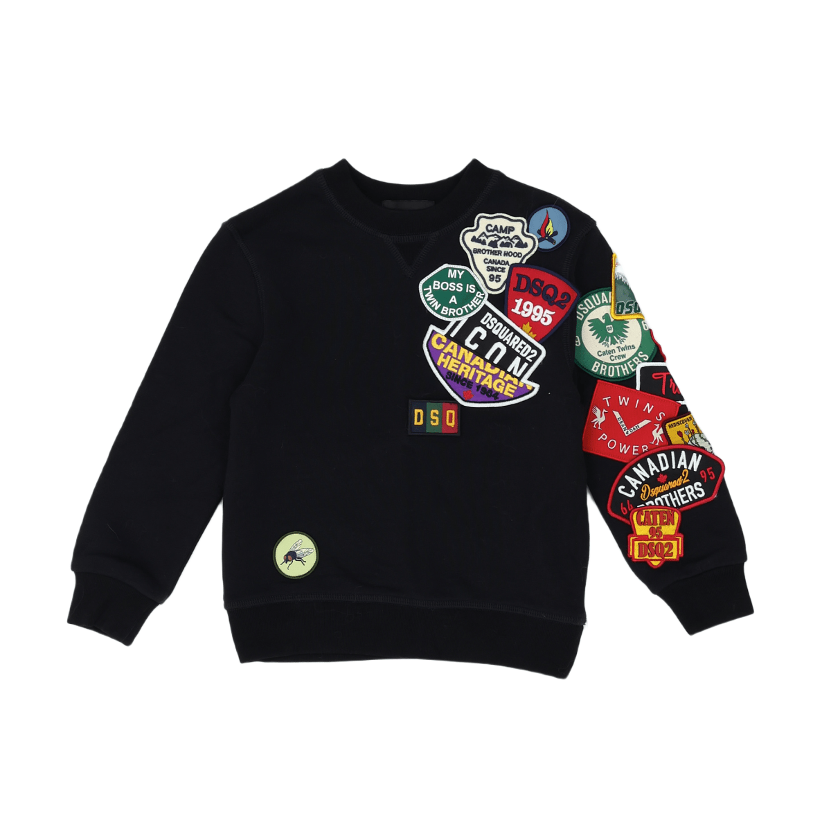 DSQUARED2 - SWEAT - NOIR - 4 ANS
