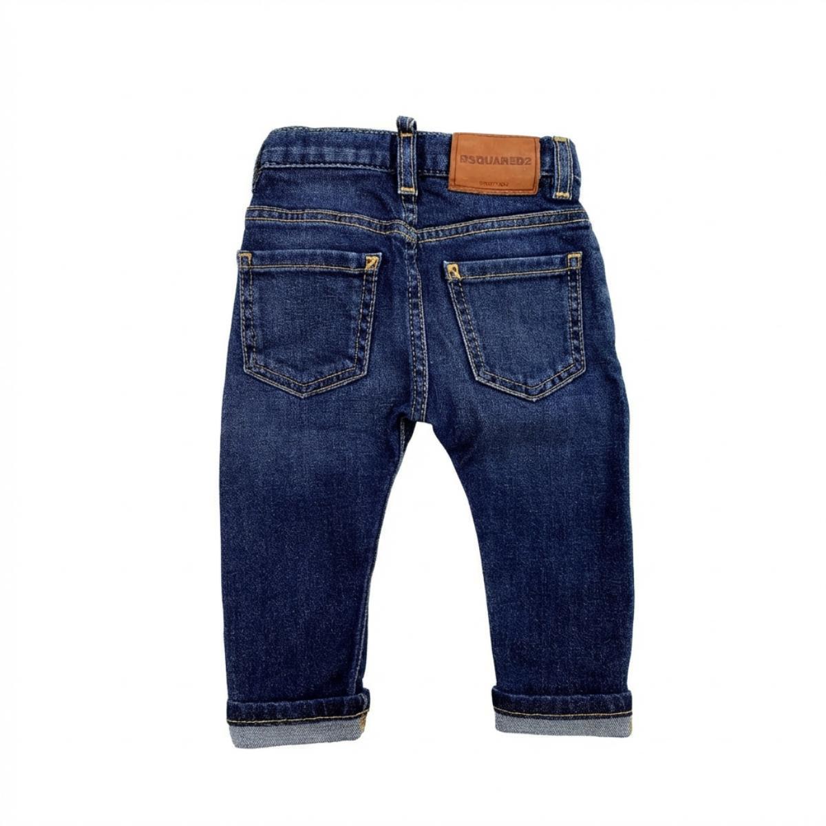 DSQUARED2 - PANTALON - BLEU - 9 MOIS