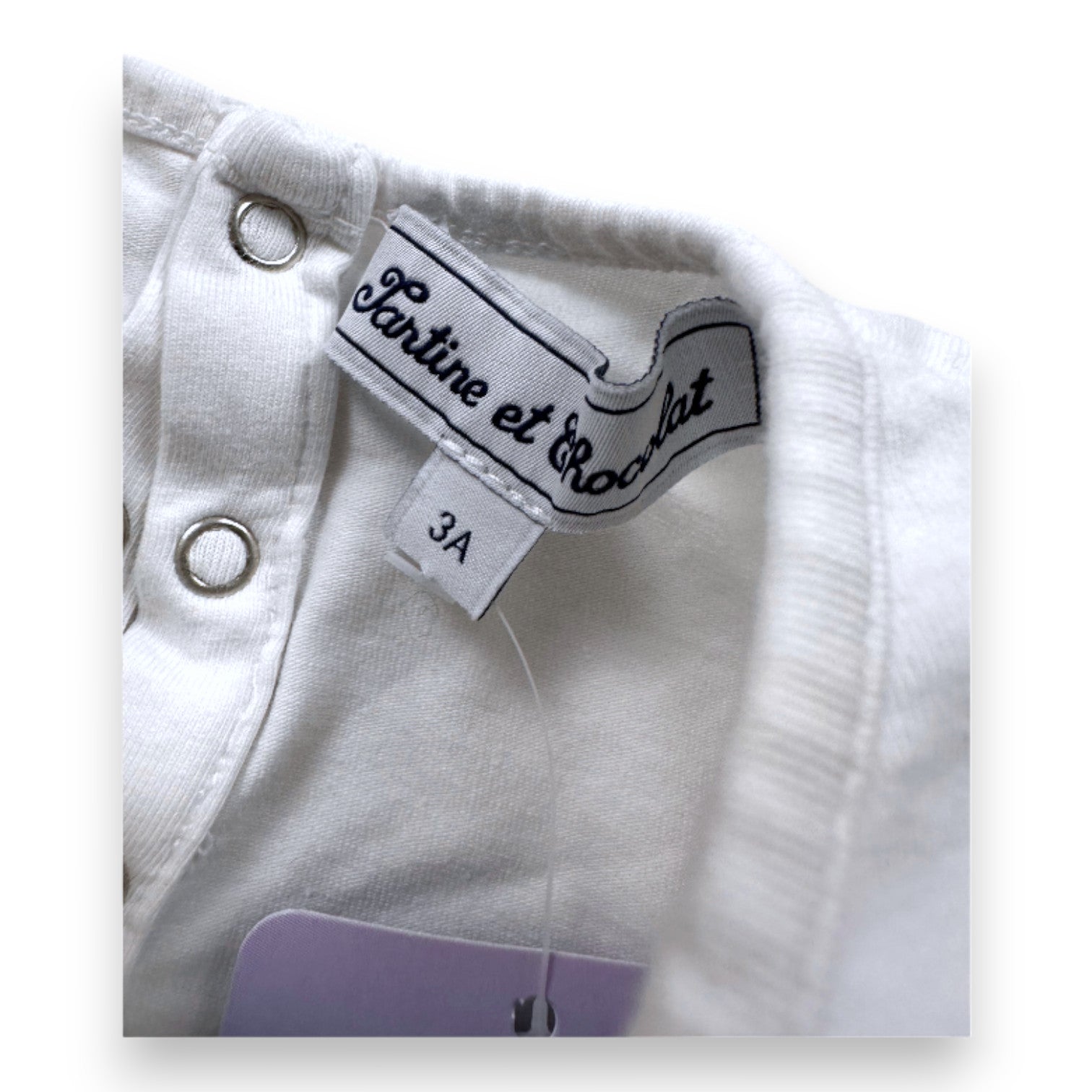 TARTINE & CHOCOLAT - Weißes Langarm-T-Shirt - 3 Jahre