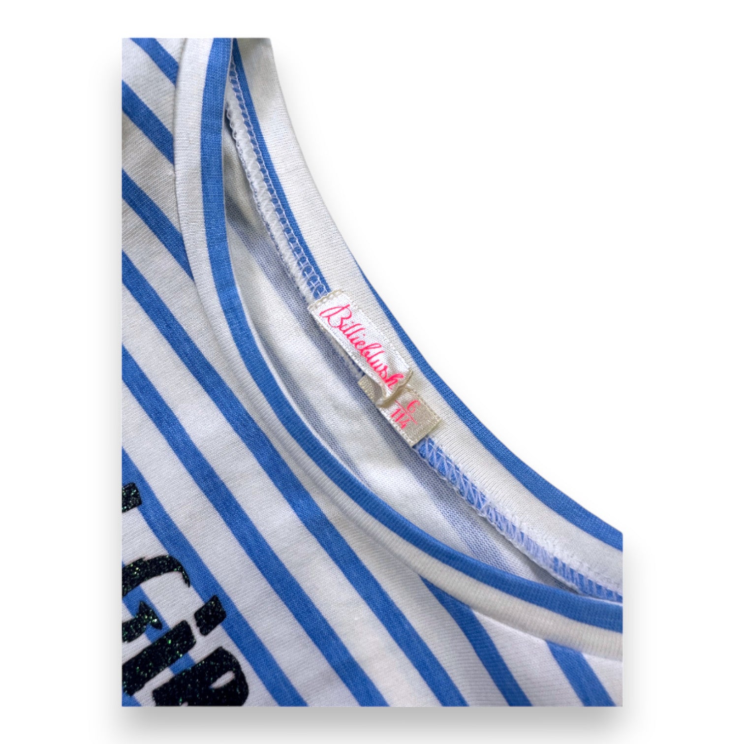 BILLIEBLUSH - BLAU-WEISSES KLEID - 6 JAHRE