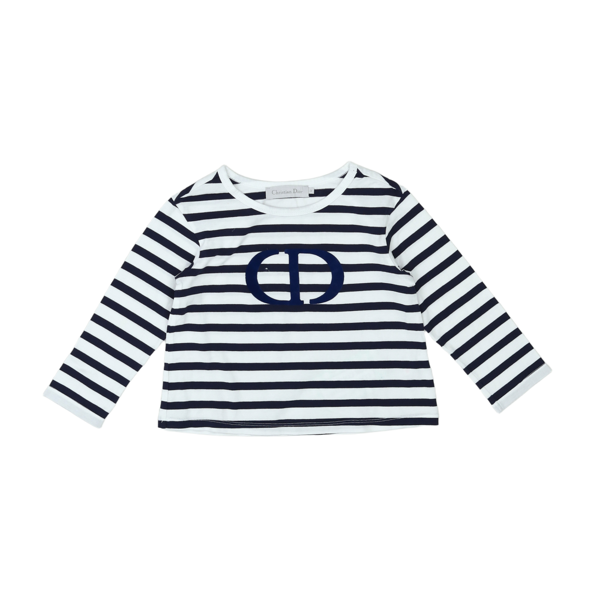 DIOR - T-SHIRT - BLEU, BLANC - 3 ANS