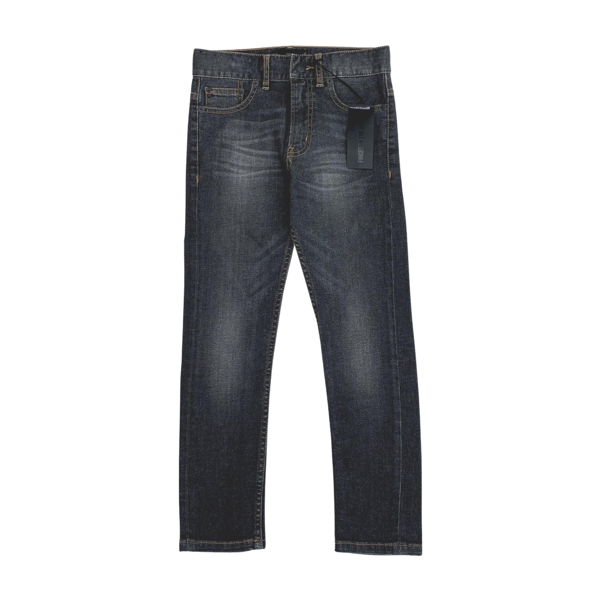FINGER IN THE NOSE - PANTALON - NOIR, GRIS - 8 ANS