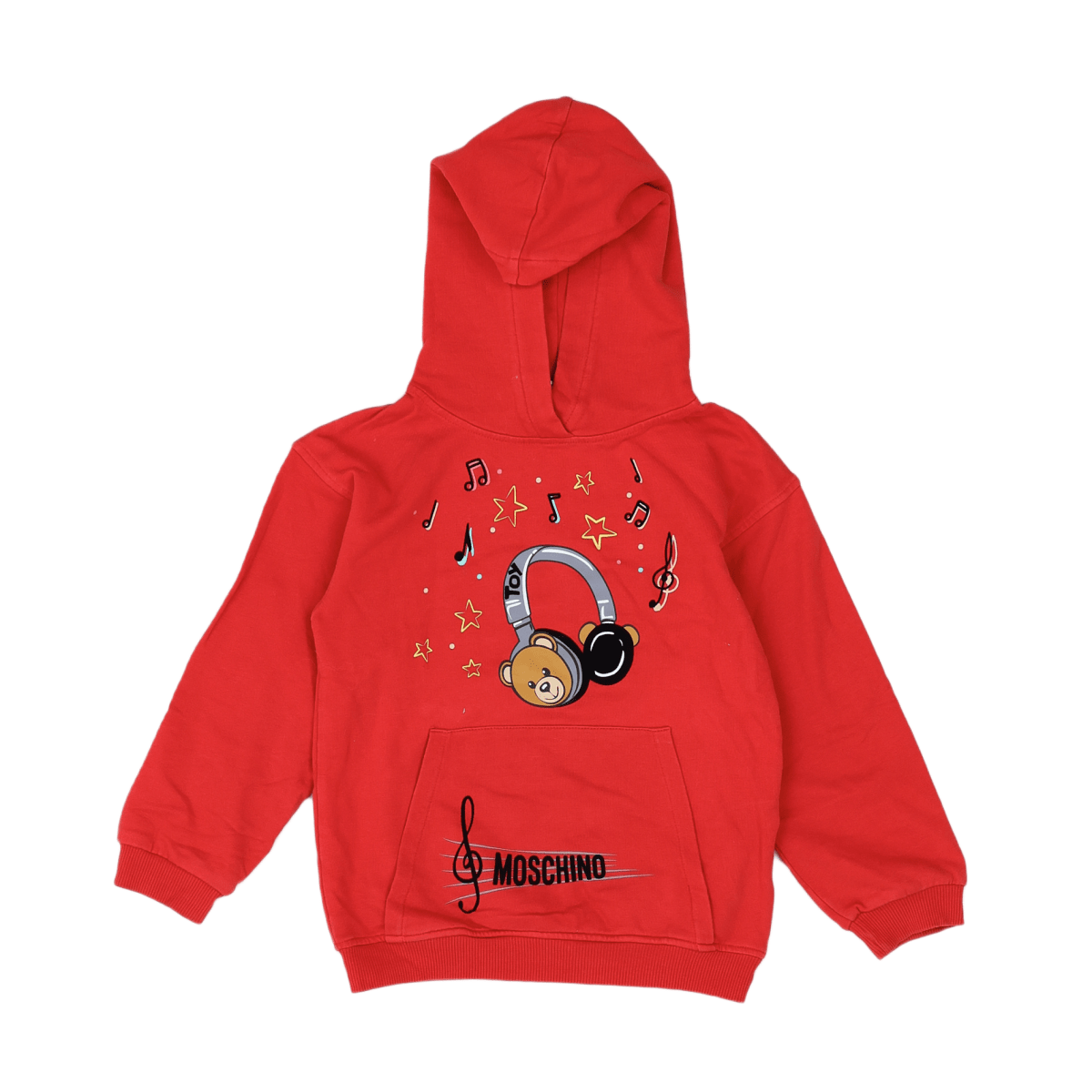 MOSCHINO - SWEATSHIRT - RED, MULTICOLOR - 4 YEARS