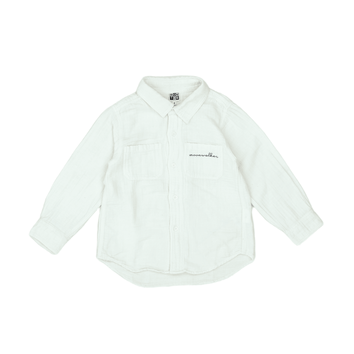 BONTON - SHIRT - WHITE - 4 YEARS