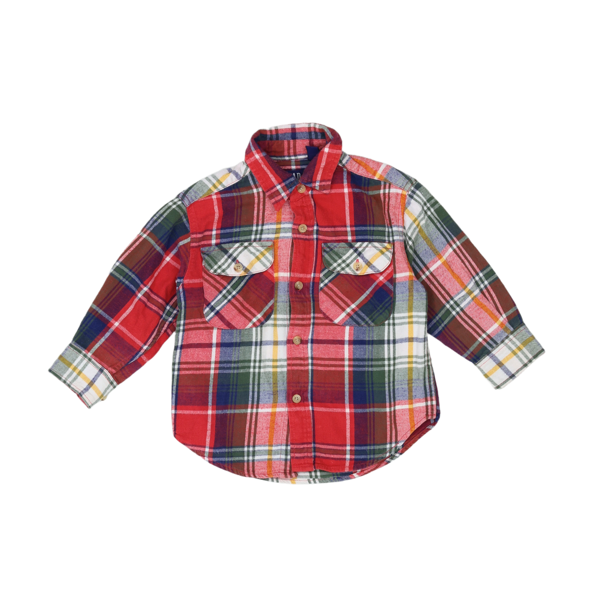 GAP - CHEMISE - ROUGE - 4 ANS