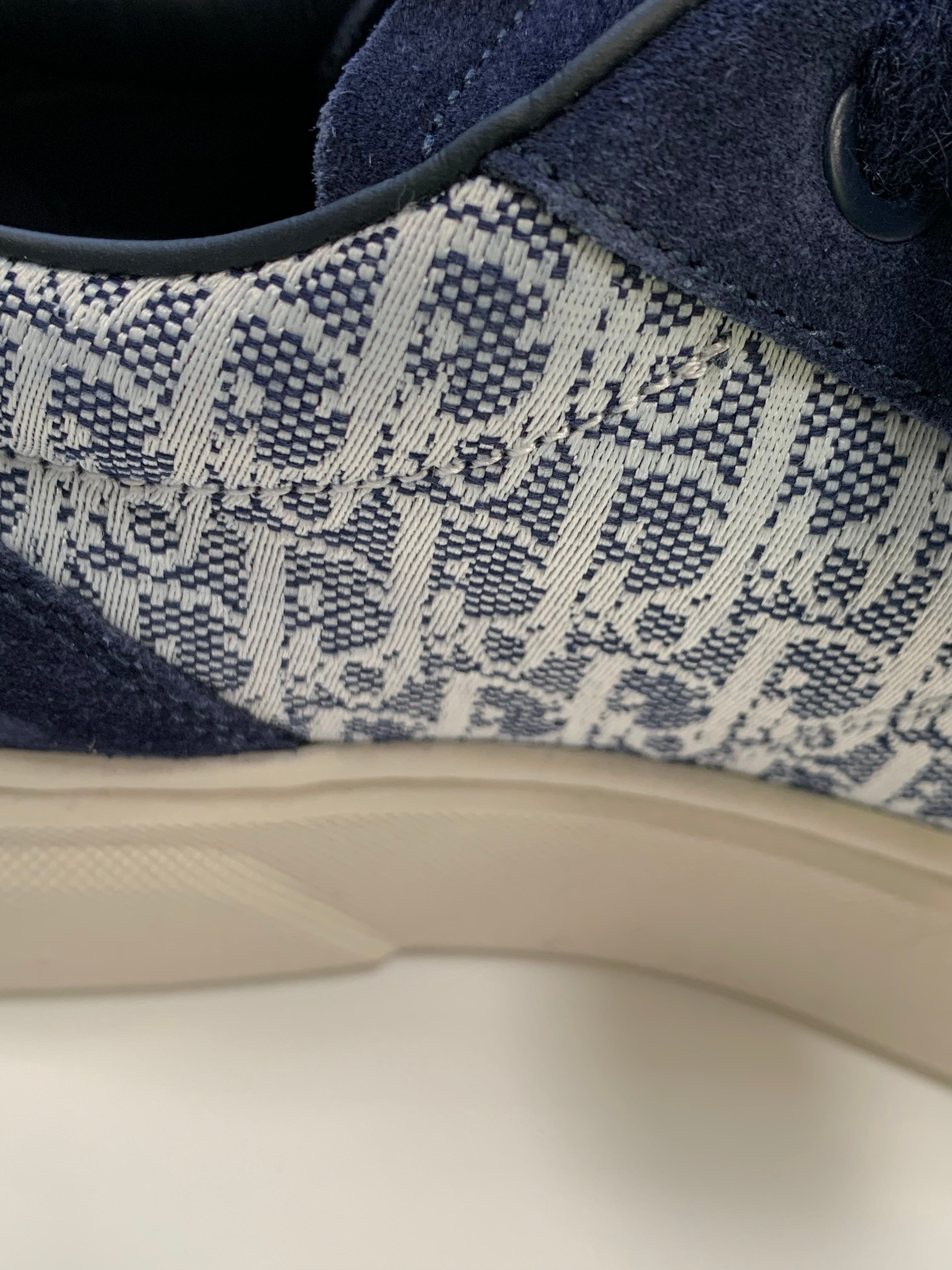 DIOR - SNEAKERS - BLUE, WHITE - 32