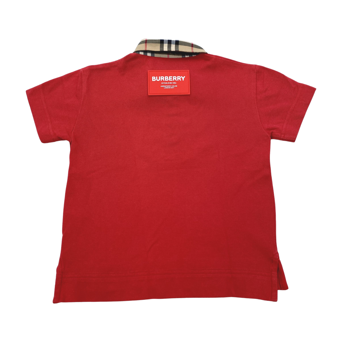 BURBERRY - POLO - ROUGE - 4 ANS