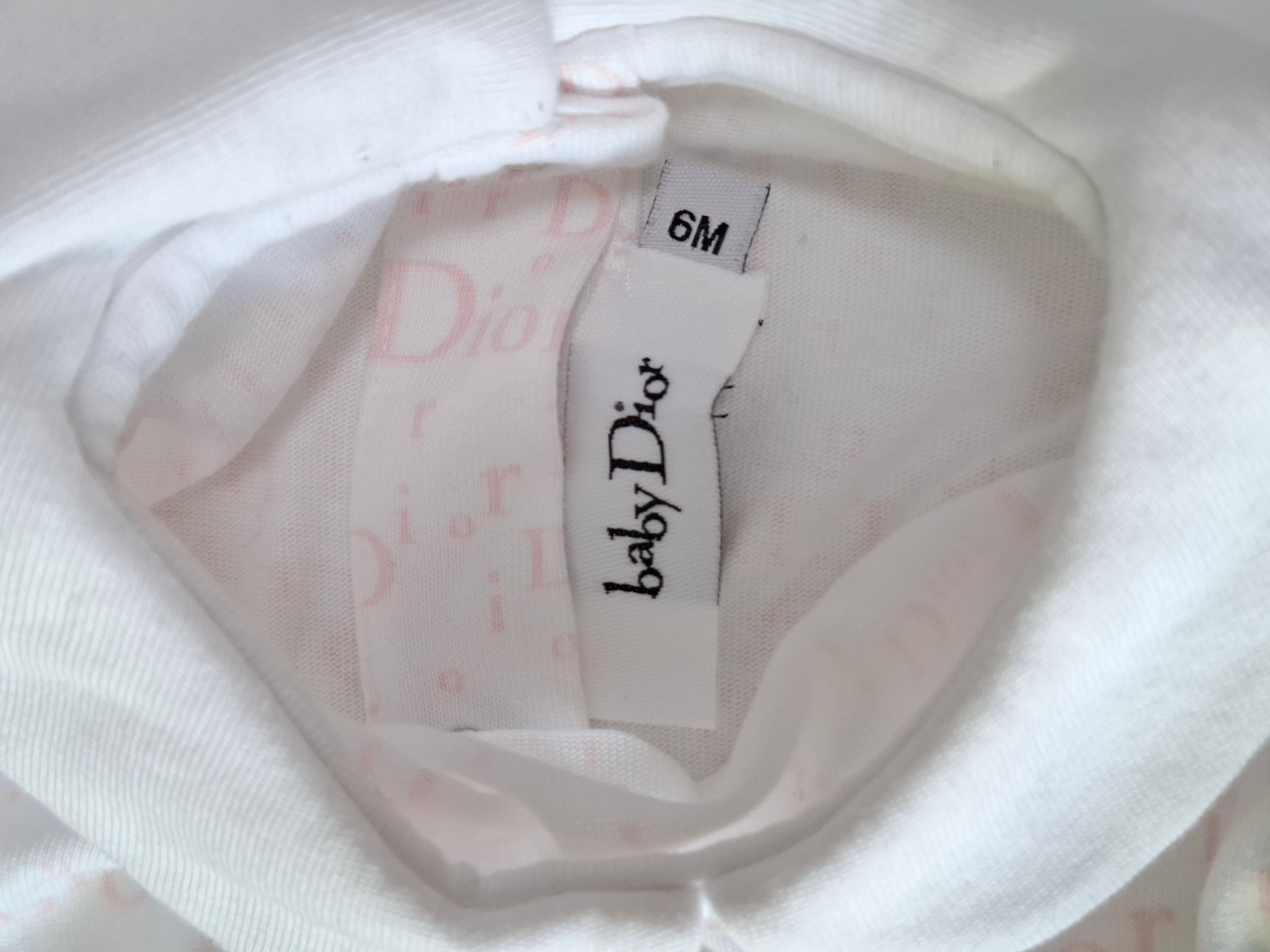 BABY DIOR - PAJAMAS - PINK, WHITE - 6 MONTHS