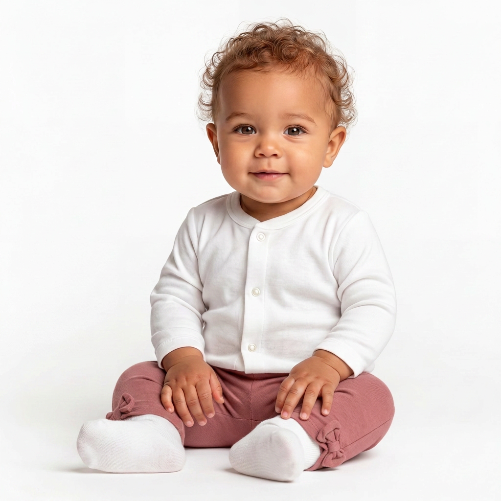 LILI GAUFRETTE - Pink leggings with bows - 6 months