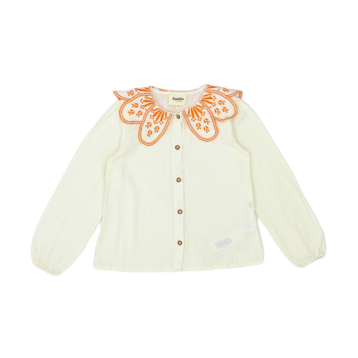 BANDITS À LA CRÈME - CHEMISE - BEIGE, ORANGE - 10 ANS