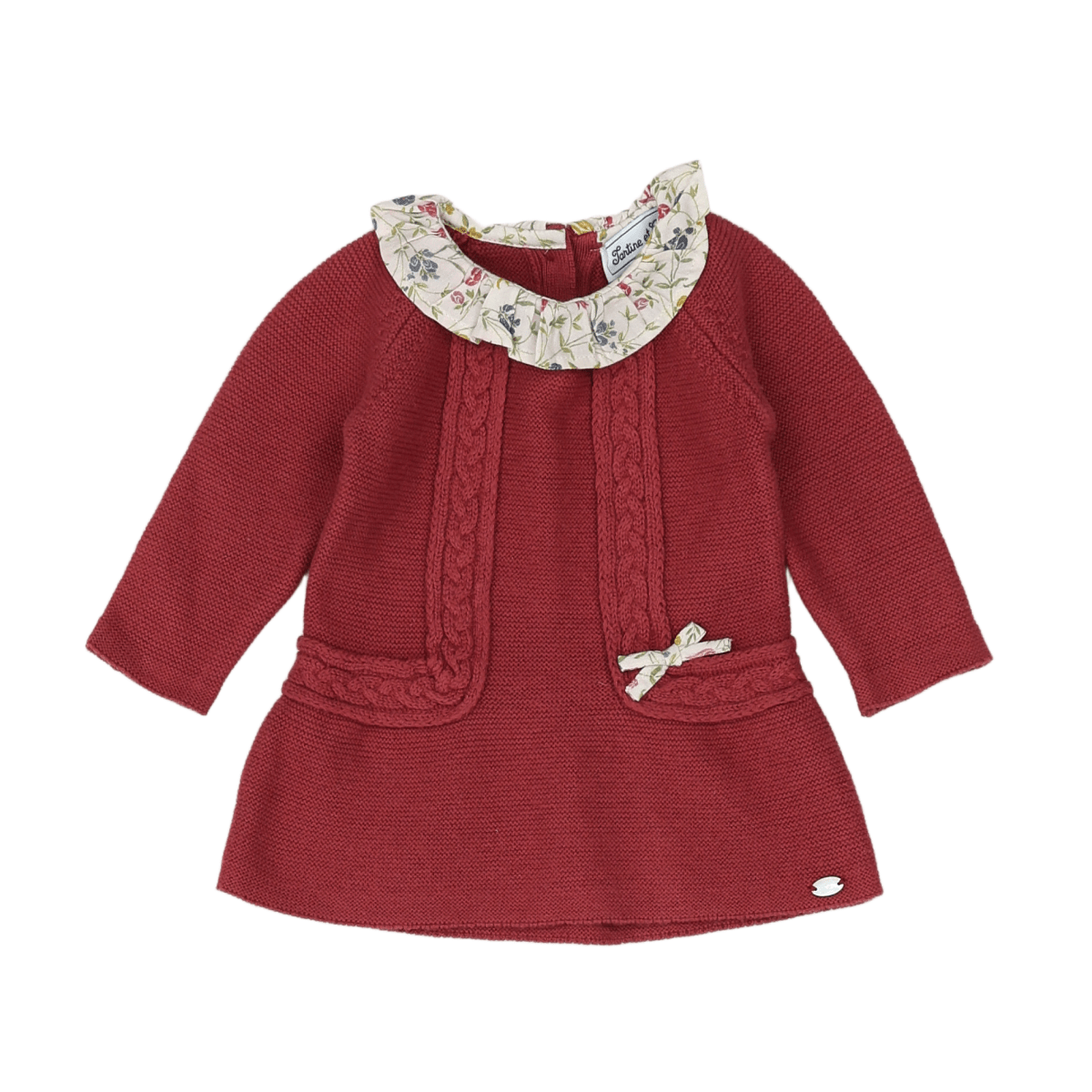 TARTINE & CHOCOLAT - ROBE - ROUGE - 3 MOIS