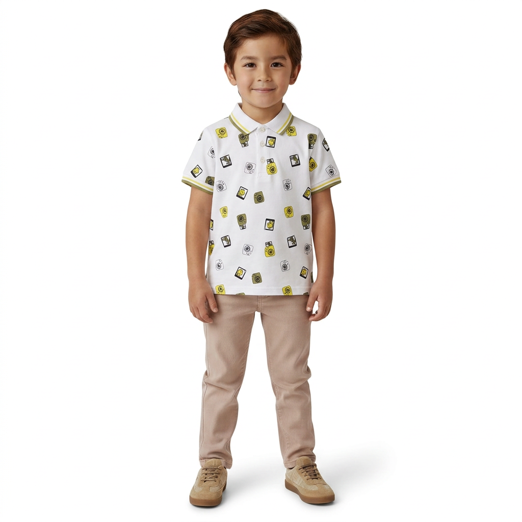 MAYORAL - POLO - BLANC - 5 ANS