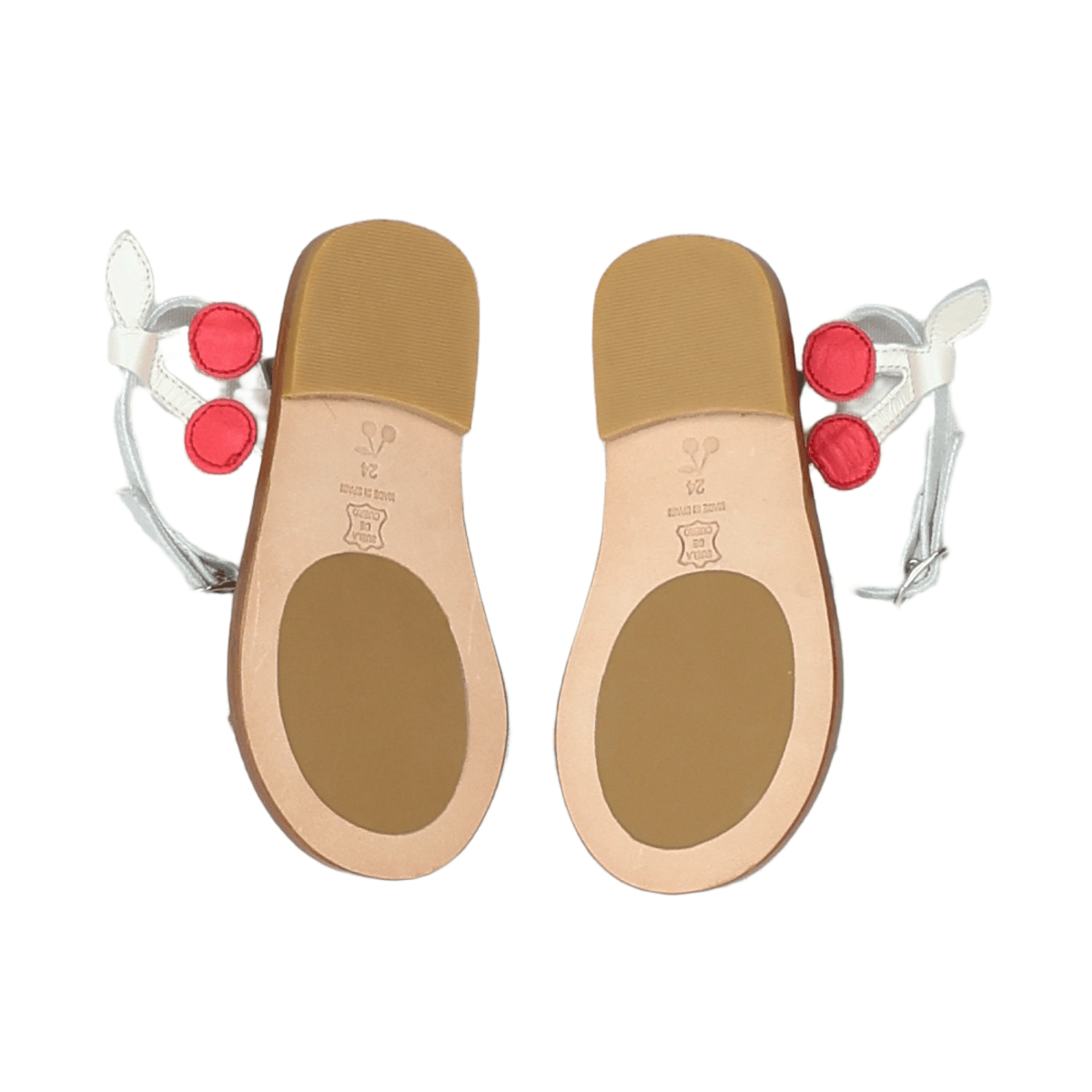 BONPOINT - Grey sequined sandals - 24