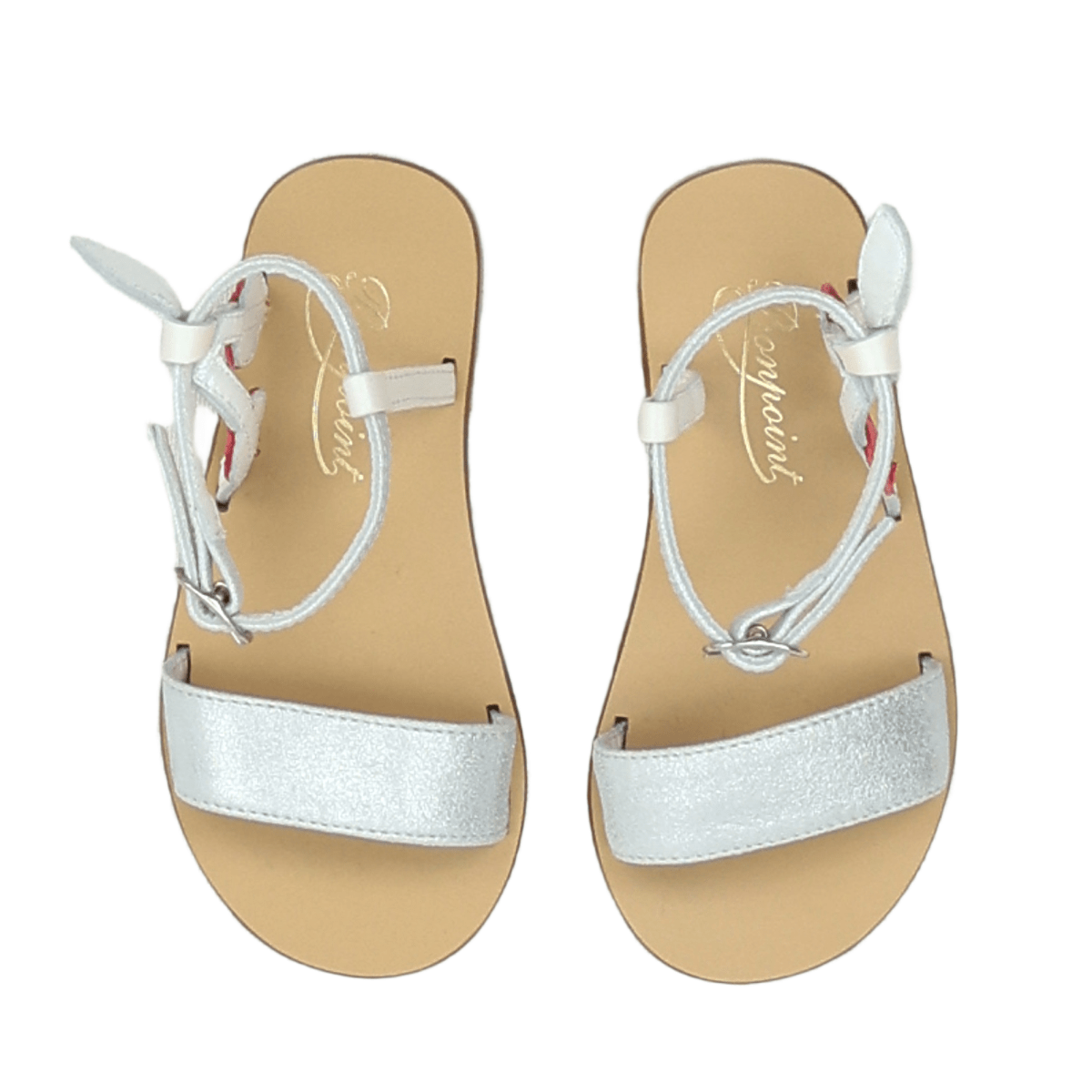 BONPOINT - Grey sequined sandals - 24