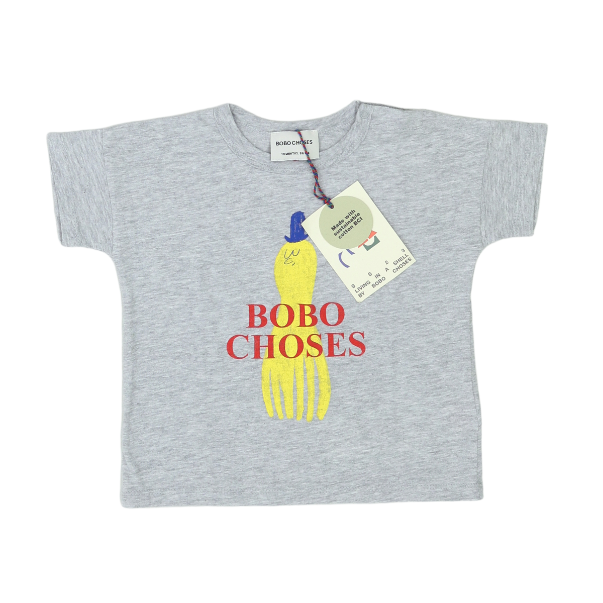 BOBO CHOSES - T-SHIRT - GRIS - 18 MOIS