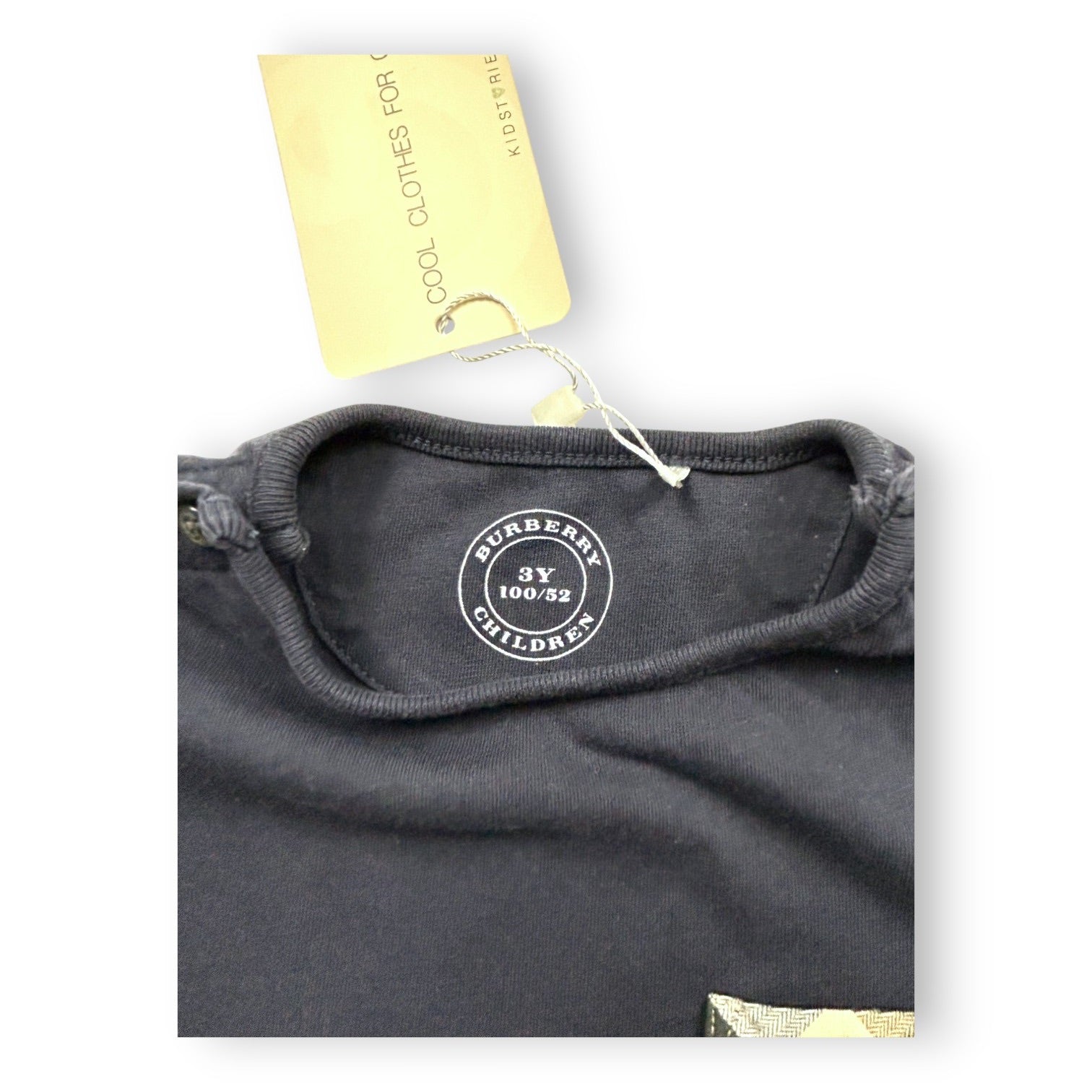 BURBERRY - T-SHIRT - SCHWARZ - 3 JAHRE