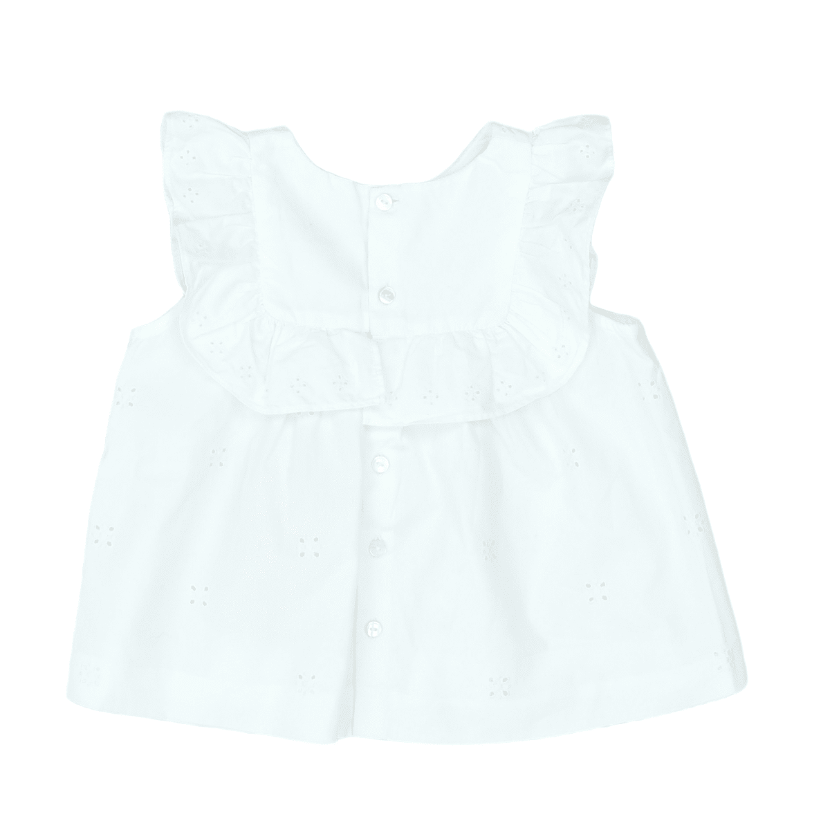 JACADI - BLOUSE - WHITE - 18 MONTHS