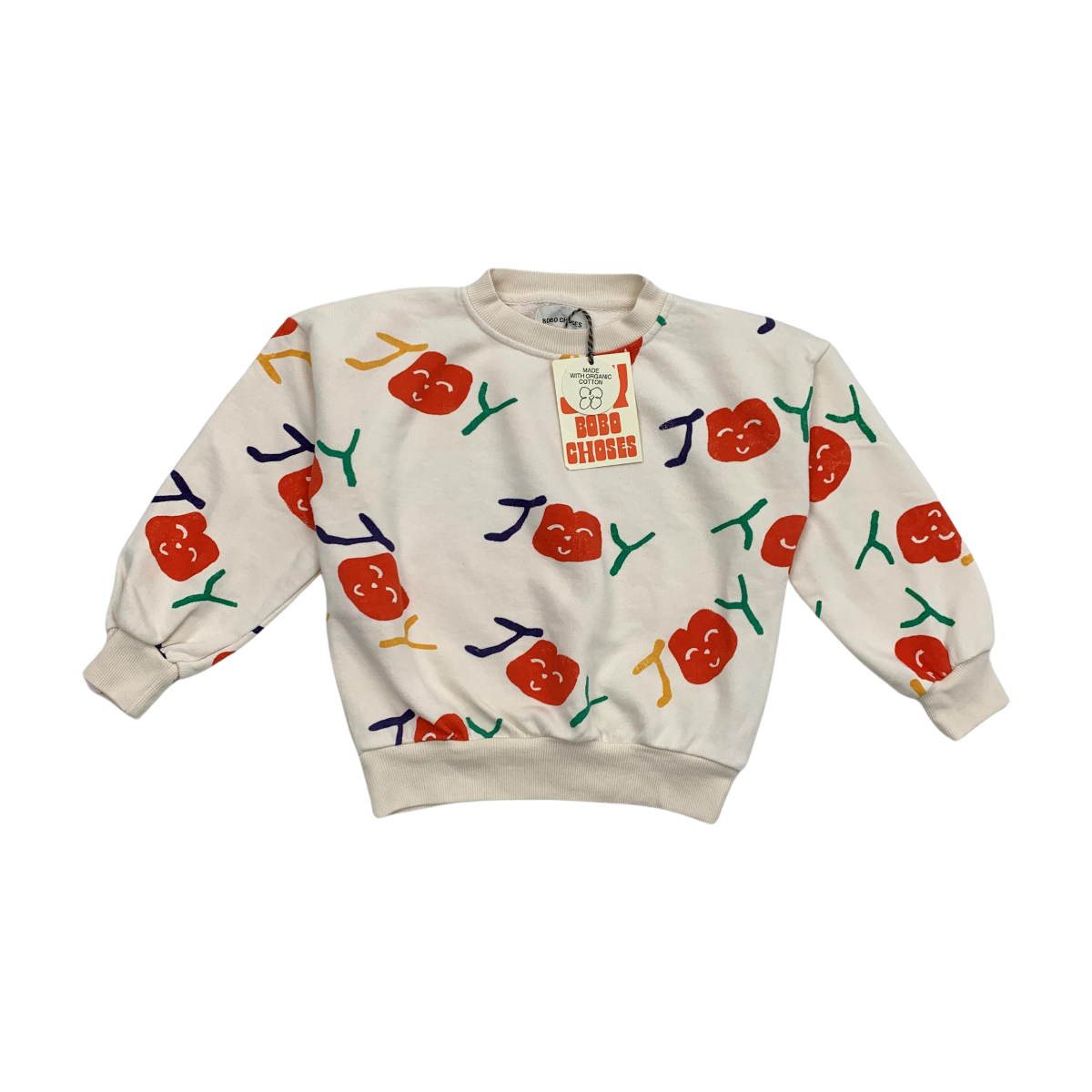 BOBO CHOSES - PULL - BEIGE - 6 ANS