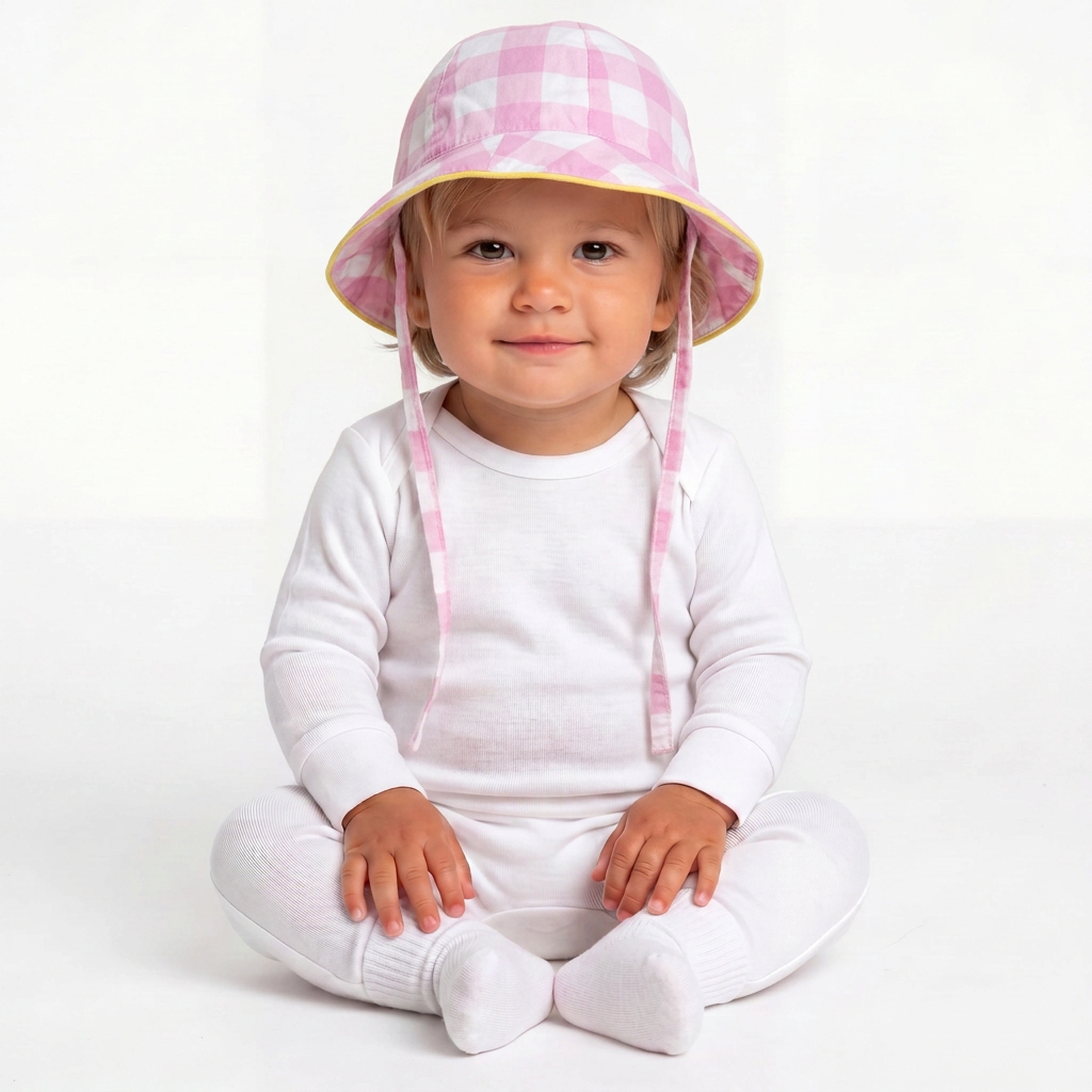 JACADI - Bob blanc et rose vichy - 3 mois