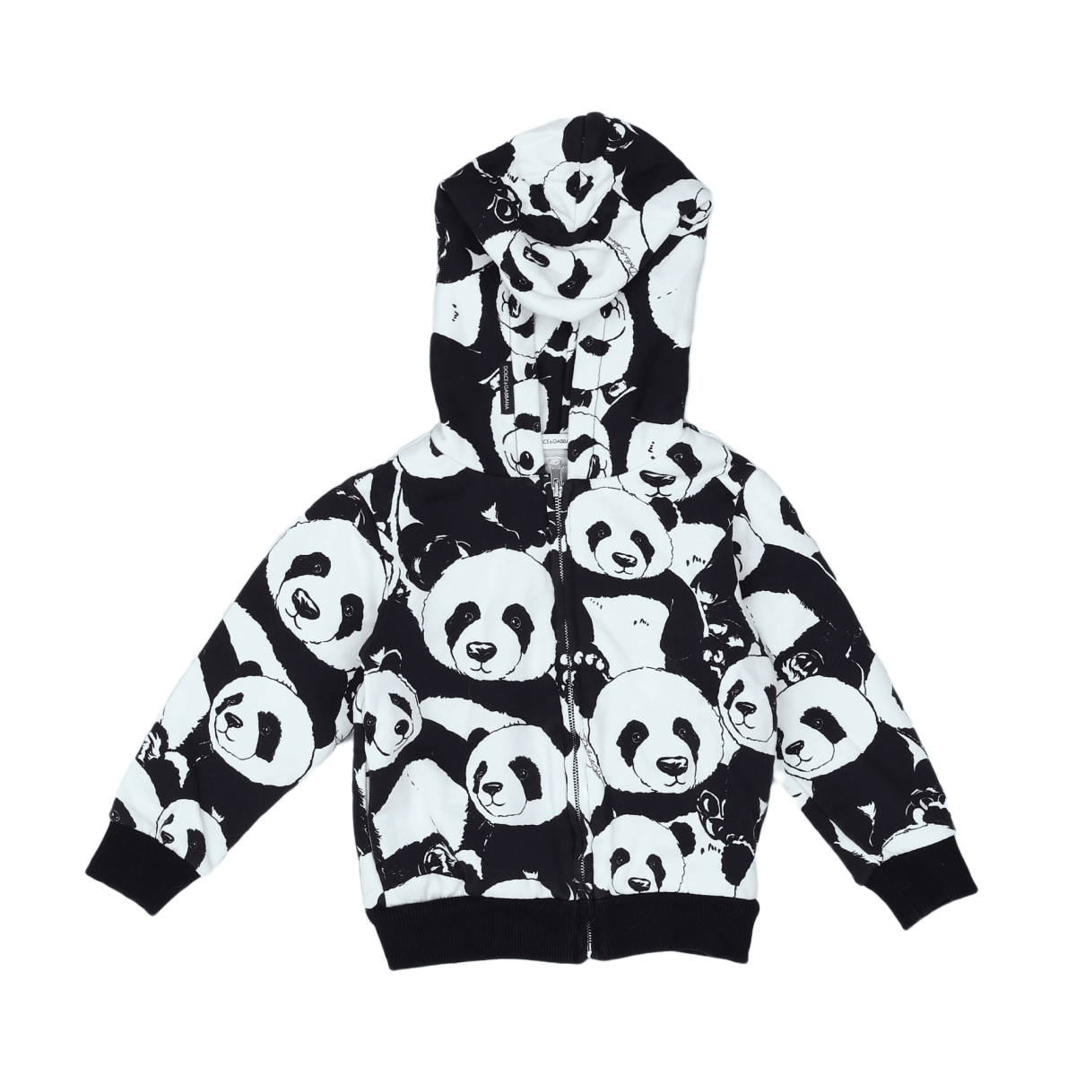 DOLCE & GABBANA - CARDIGAN - BLACK, WHITE - 24 MONTHS