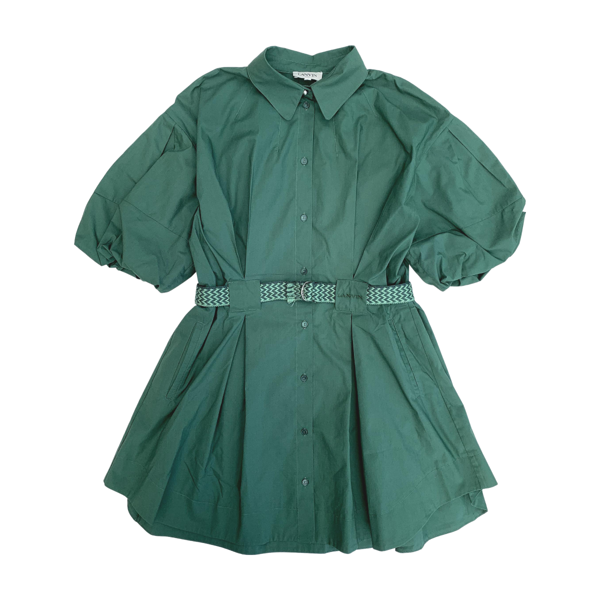 LANVIN - ROBE - VERT - 10 ANS