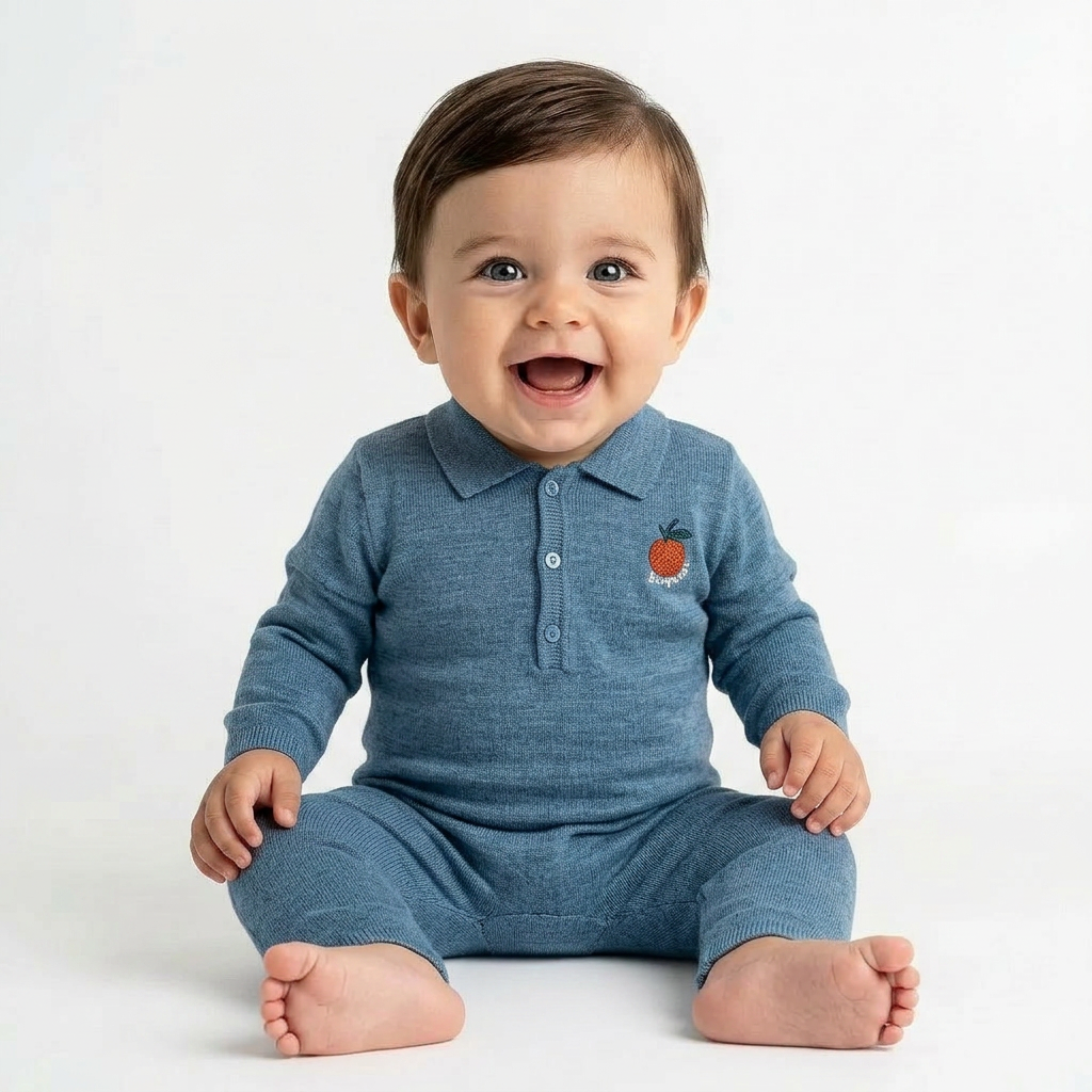 BONPOINT - COMBINAISON - BLEU - 12 MOIS