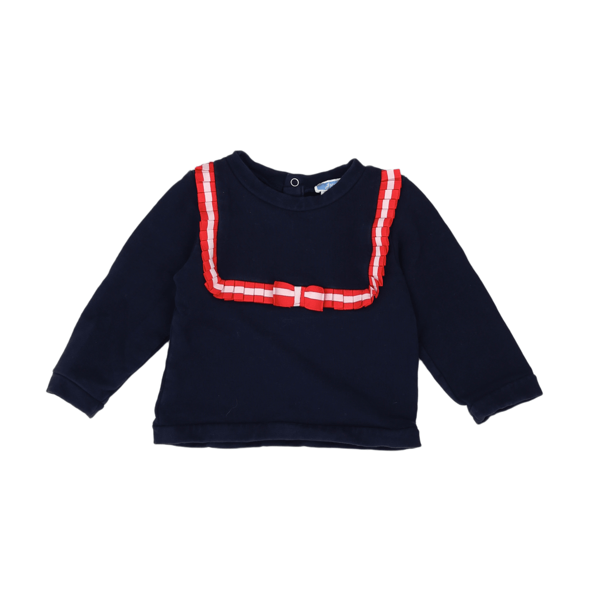 JACADI - PULL - BLEU, ROUGE - 18 MOIS