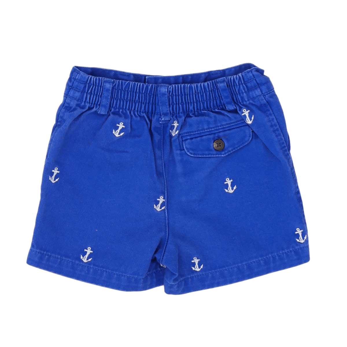 RALPH LAUREN - SHORTS - BLAU, WEIß - 9 MONATE