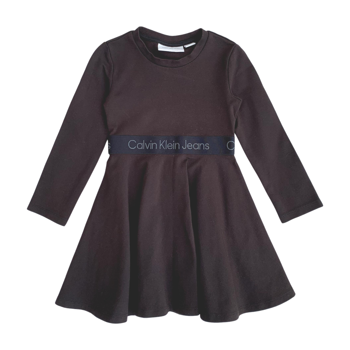 CALVIN KLEIN - ROBE - MARRON - 4 ANS