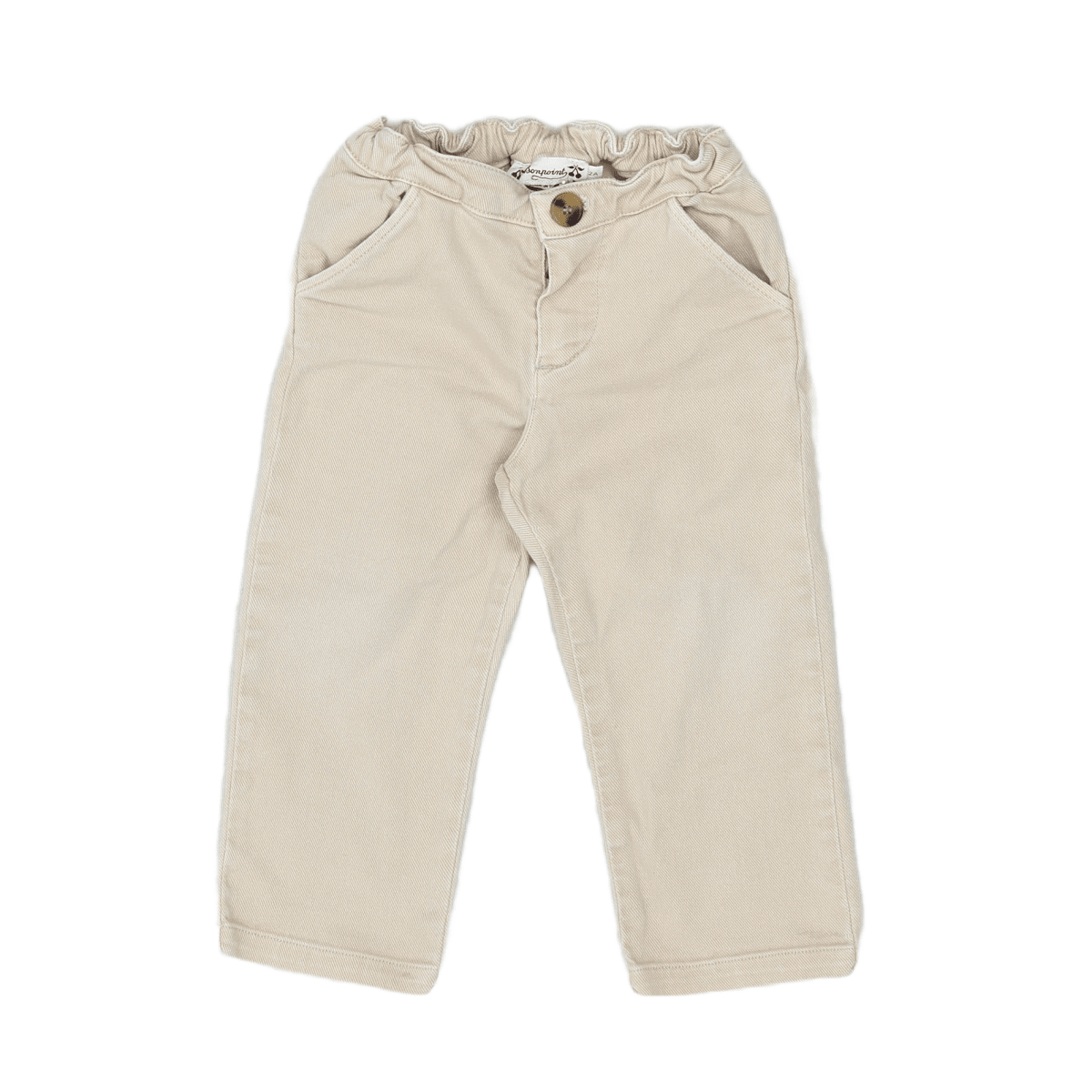 BONPOINT - PANTS - BEIGE - 24 MONTHS