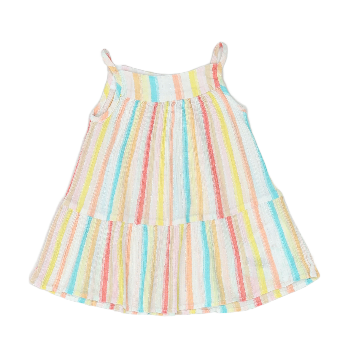 BONTON - ROBE - BLANC, BLEU - 8 ANS