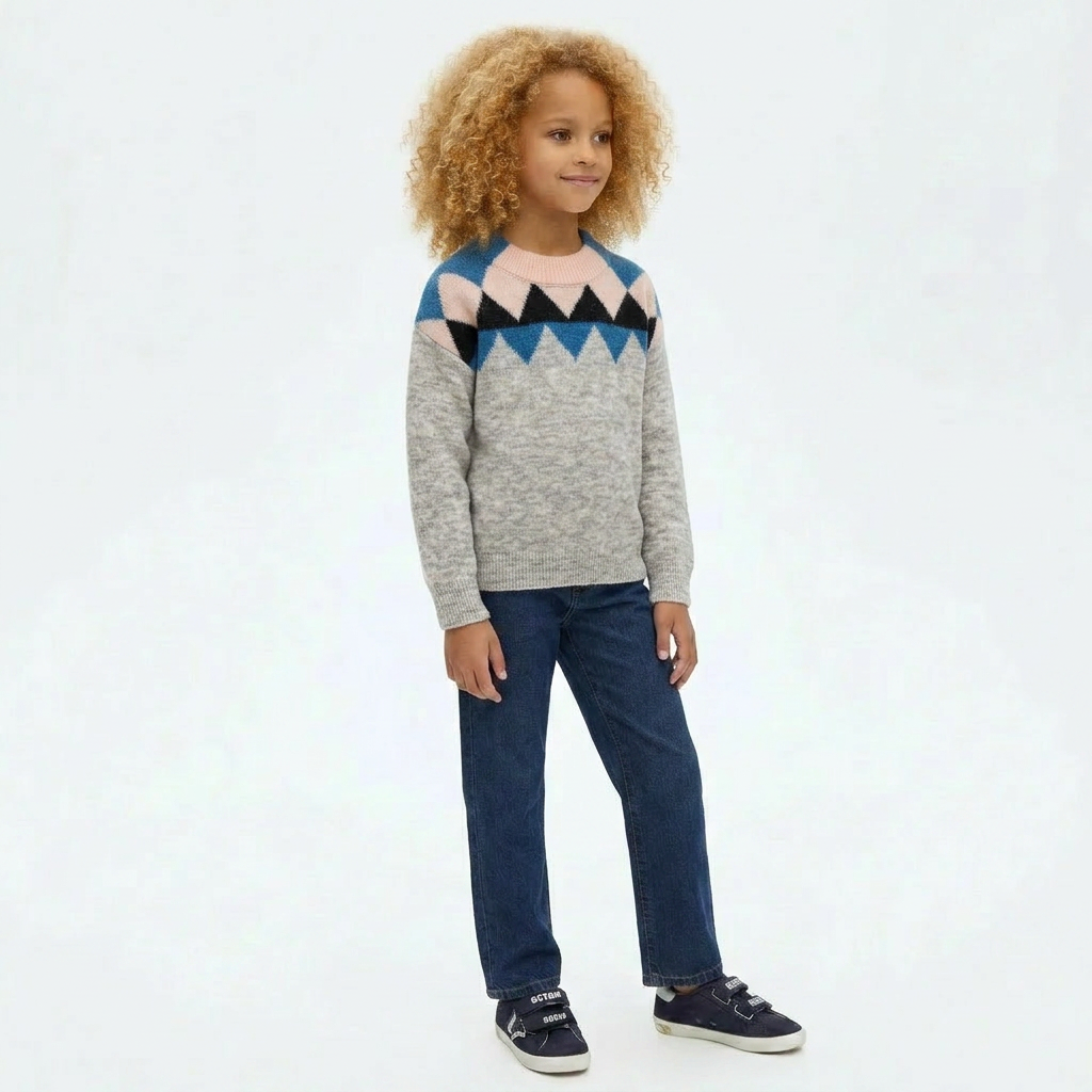 BELLEROSE - PULL - BEIGE - 8 ANS