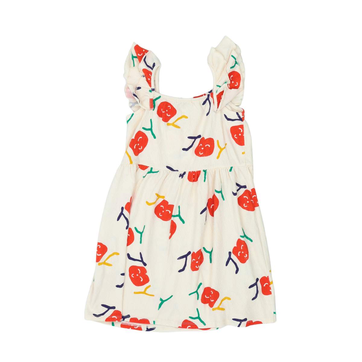 BOBO CHOSES - ROBE - BEIGE, MULTICOLORE - 8 ANS