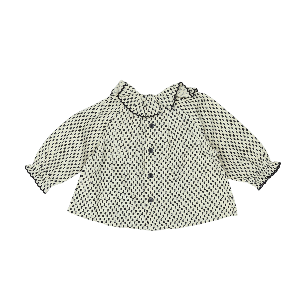 PETIT SÉZANE - BLOUSE - BEIGE, NOIR - 6 MOIS