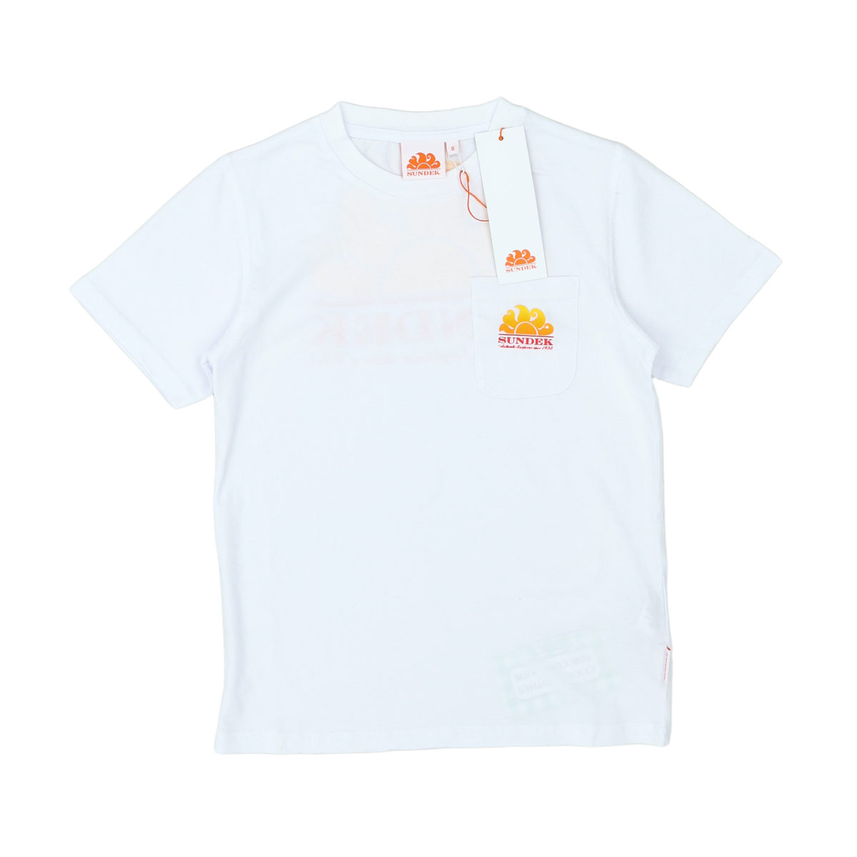 SUNDEK - T-SHIRT - BLANC - 8 ANS