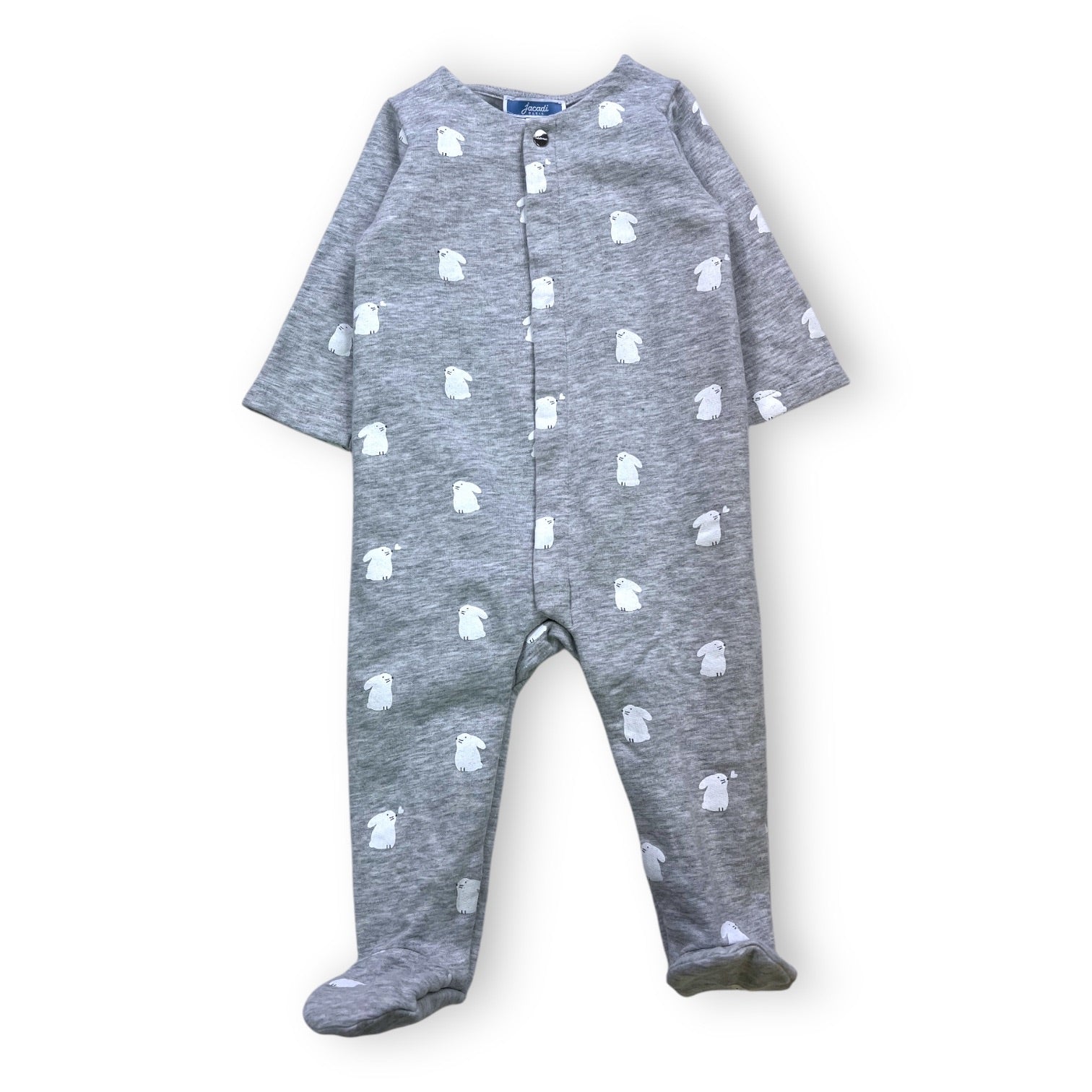 JACADI - PYJAMAS - GRAU - 6 MONATE