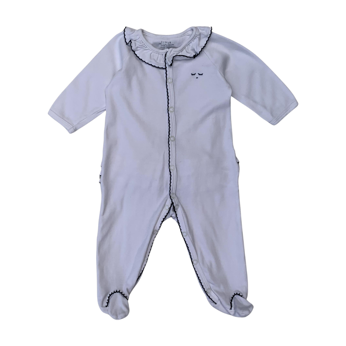 LIVLY - PYJAMA - BLANC - 3 MOIS