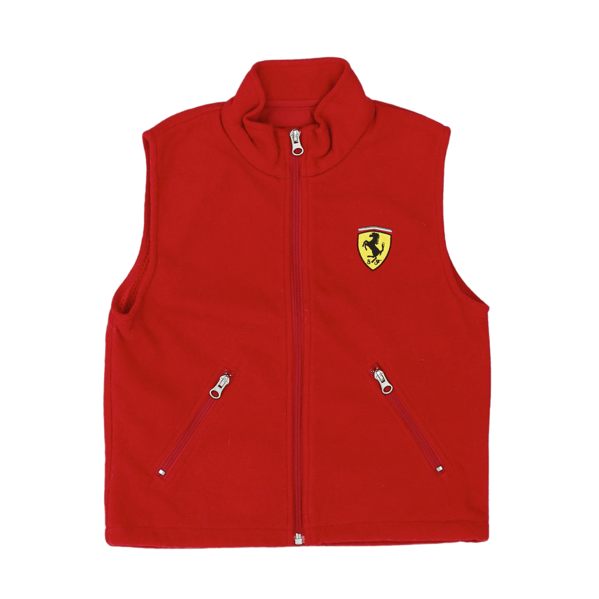 FERRARI - BLOUSON SANS MANCHE - ROUGE - 5 ANS