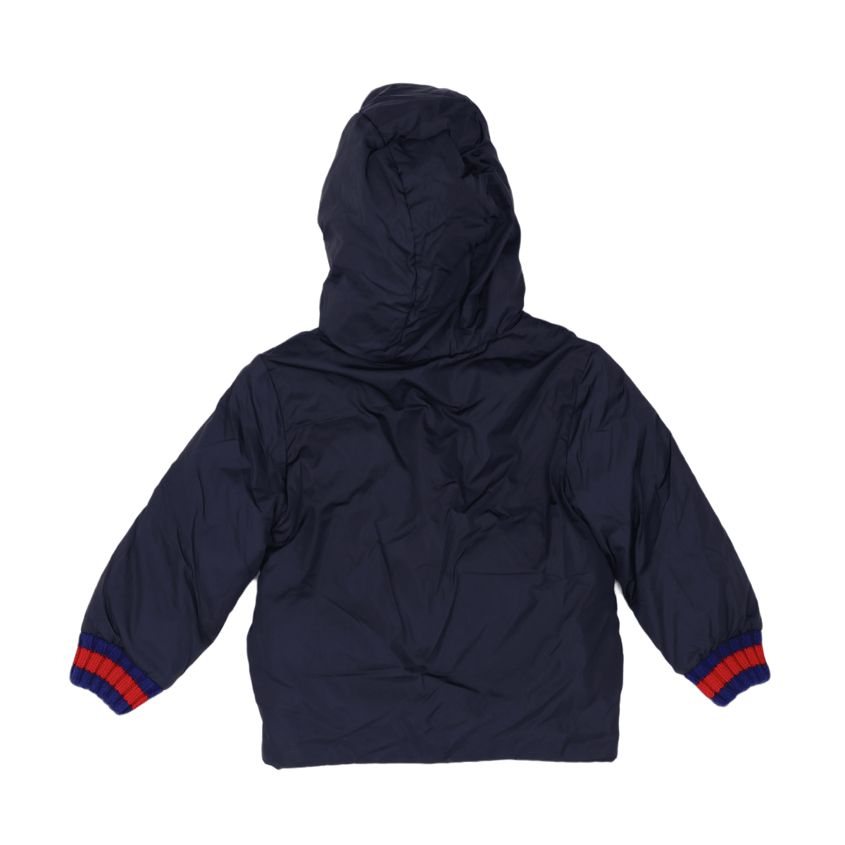 GUCCI – DAUNENJACKE – BLAU, ROT – 18 MONATE