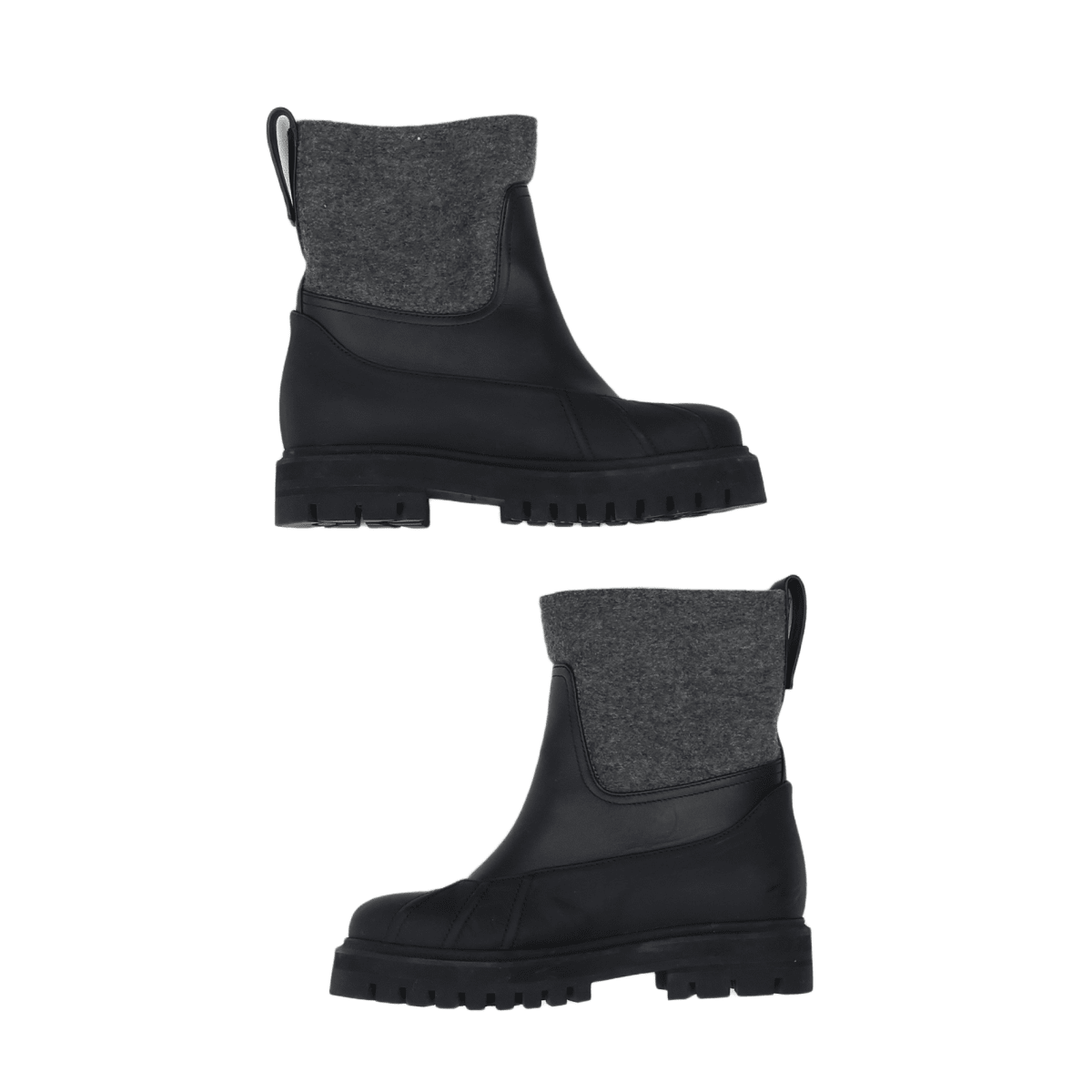 LORO PIANA - RAIN BOOTS - BLACK, GREY - 30