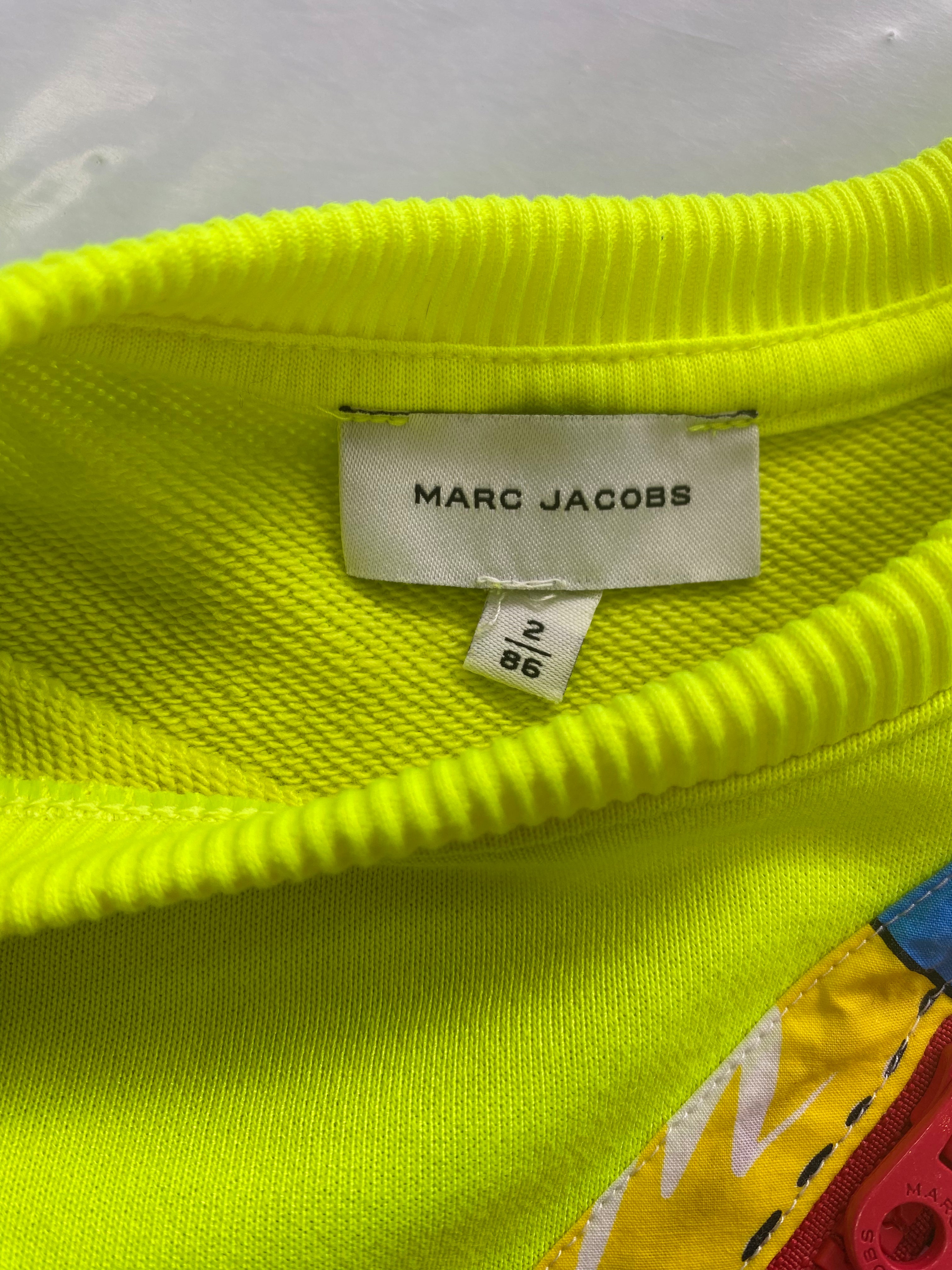 MARC JACOBS - ROBE - JAUNE, MULTICOLORE - 24 MOIS