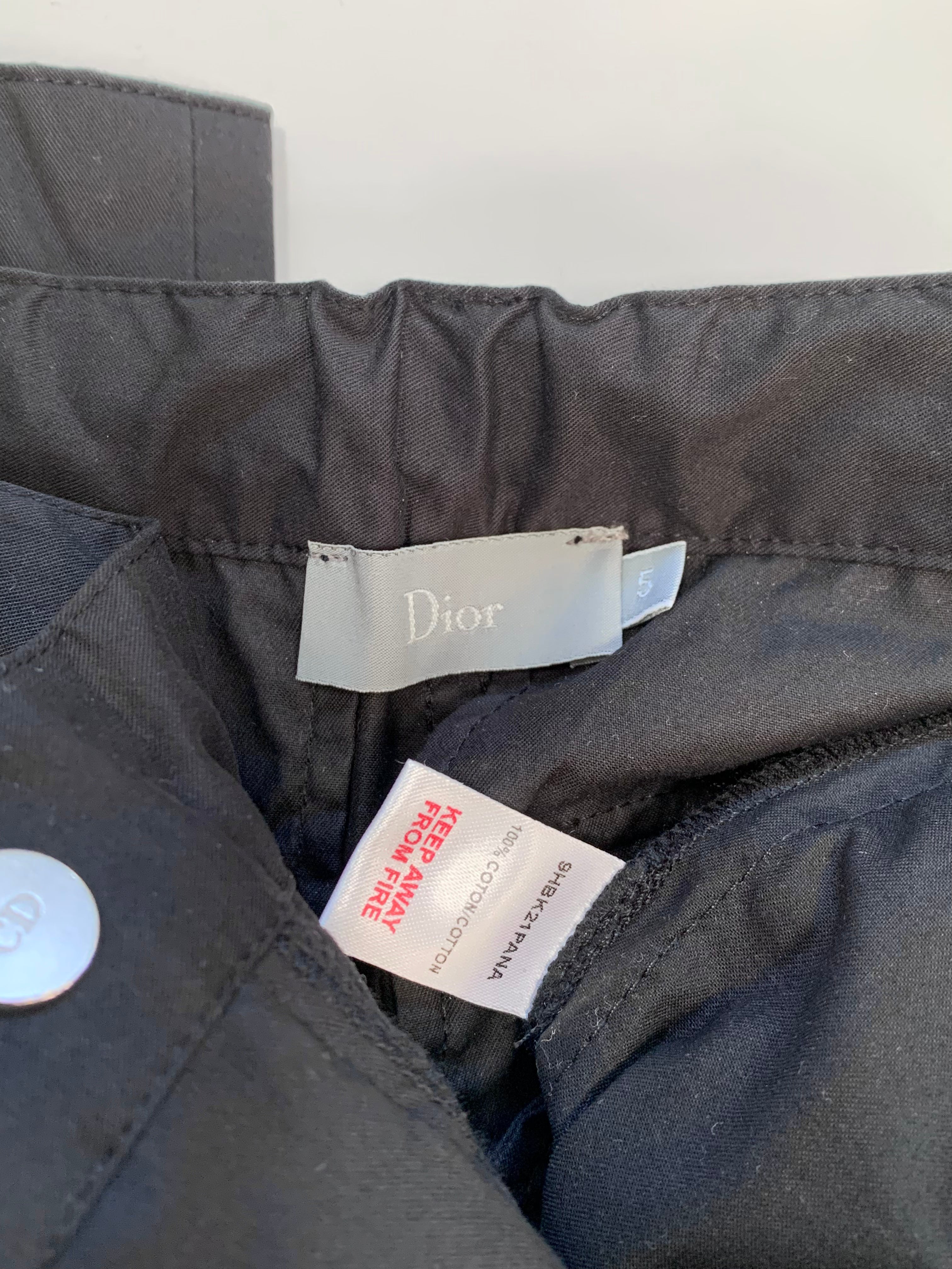 DIOR - PANTS - BLACK - 5 YEARS