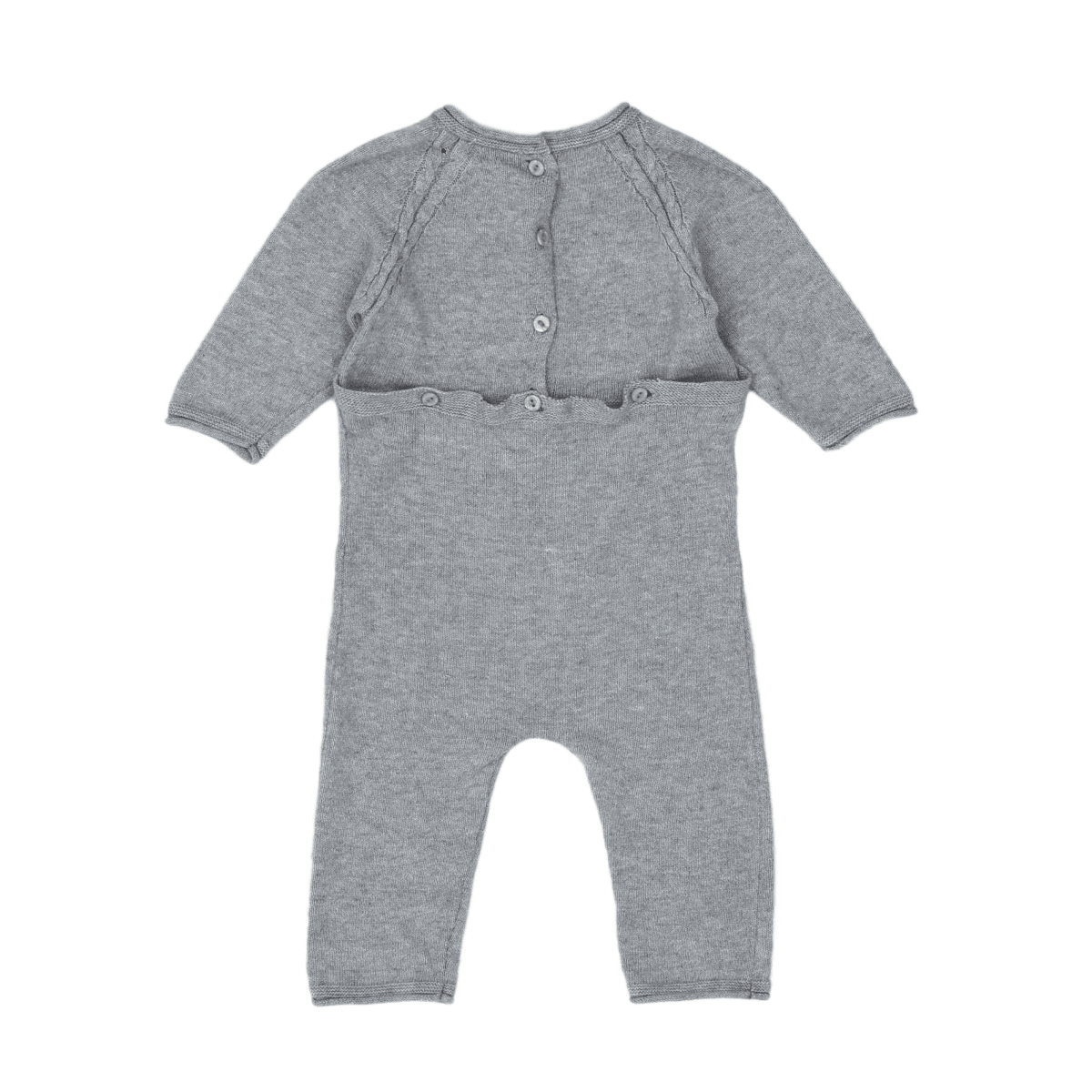 CYRILLUS - Combinaison grise en cachemire - 3 mois