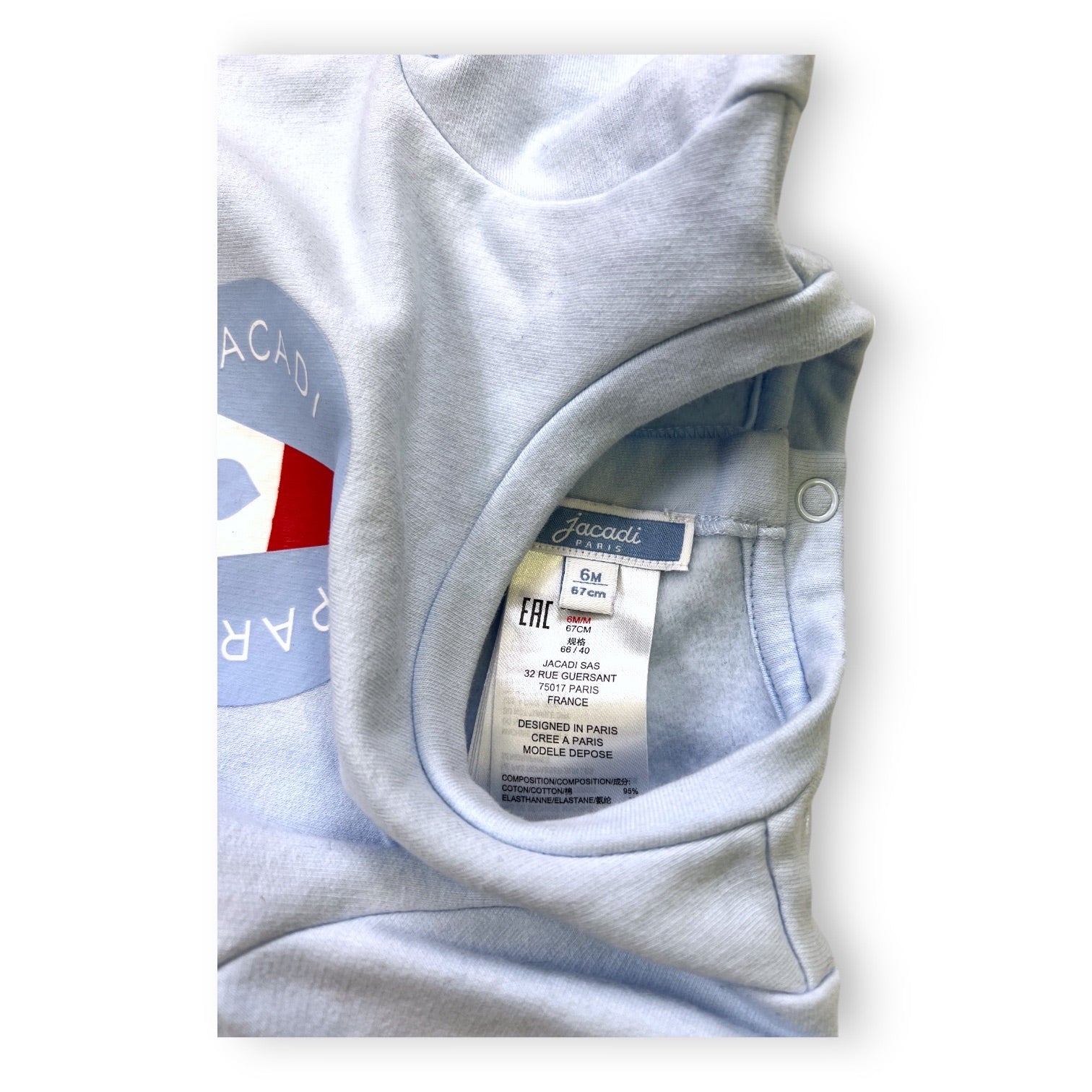 JACADI - PYJAMAS - BLAU - 6 MONATE