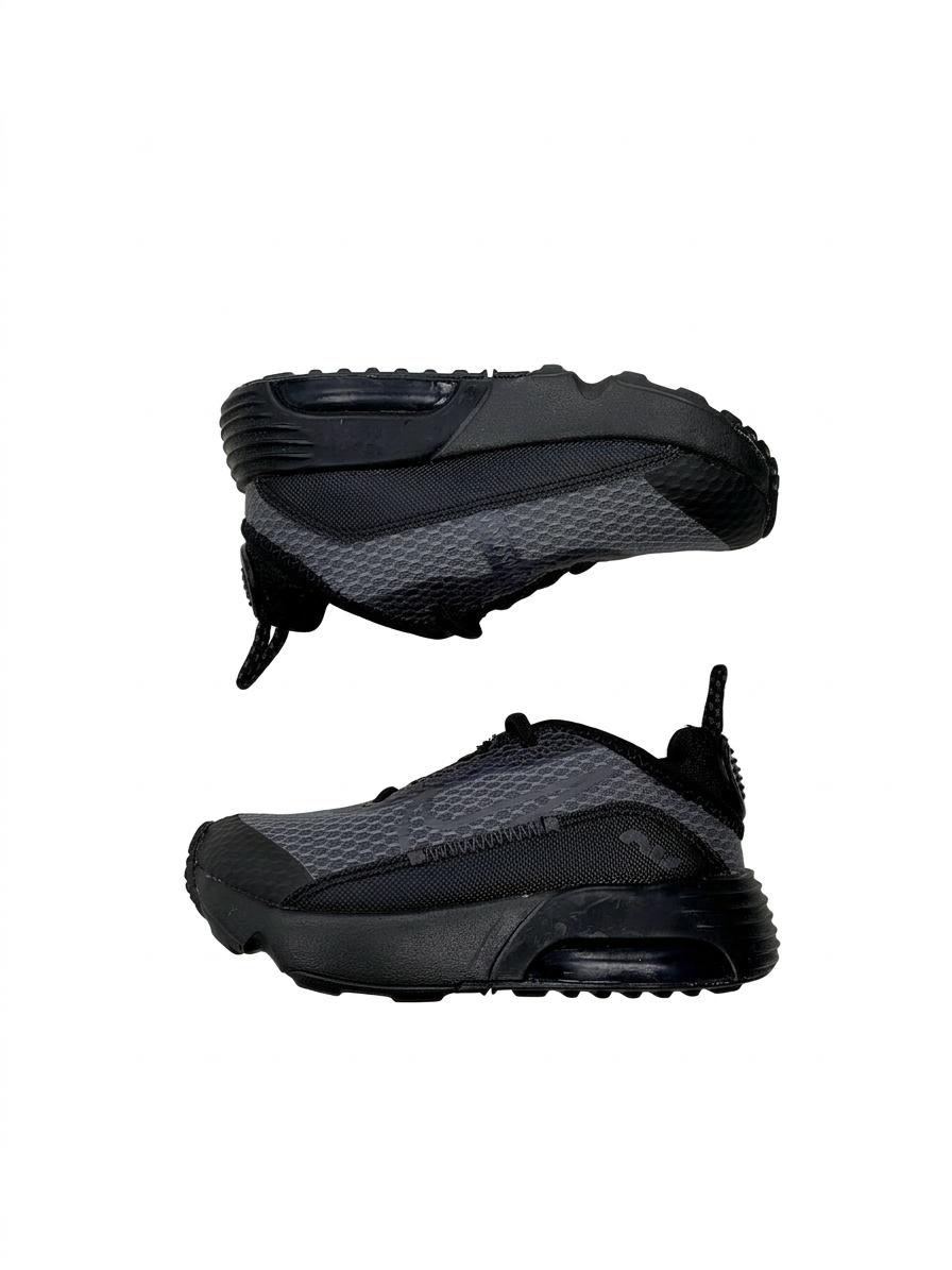 NIKE - BASKETS - NOIR, GRIS - 23.5