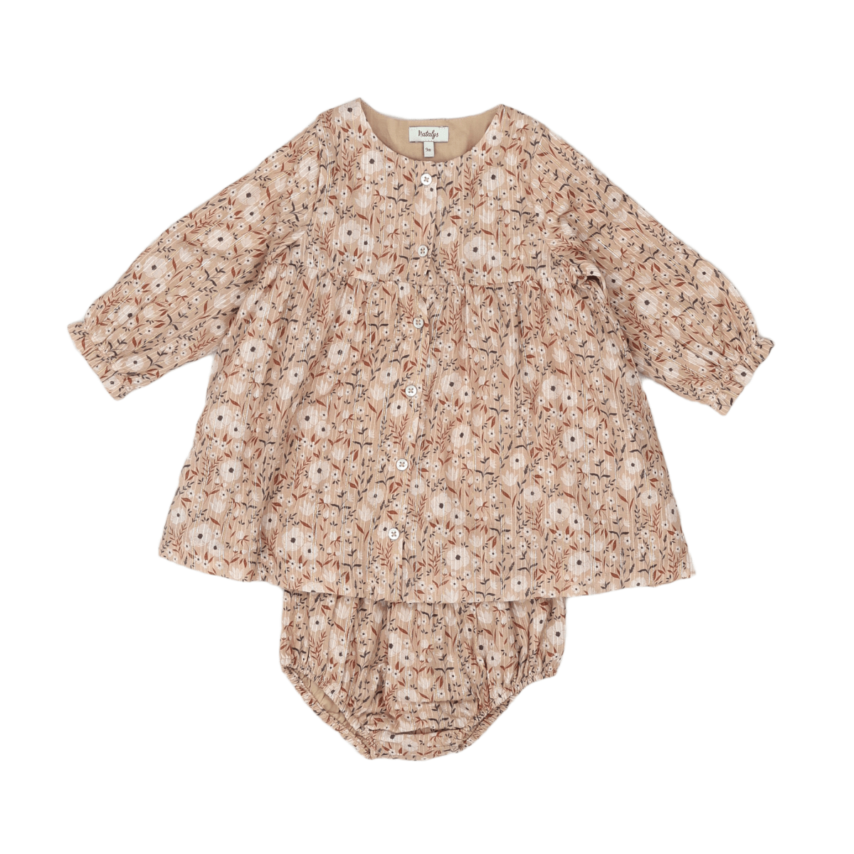 NATALYS - SET - BEIGE, BROWN - 9 MONTHS