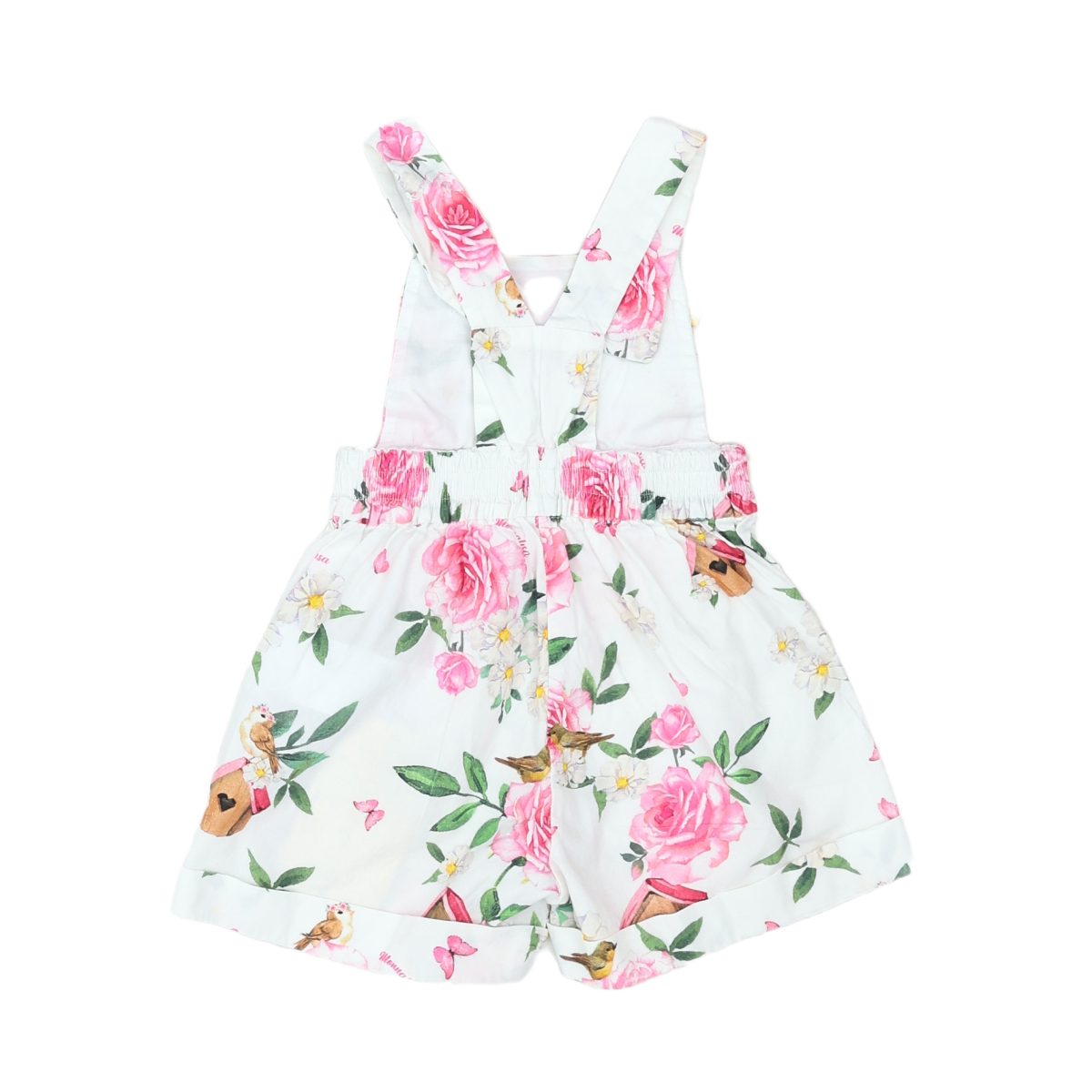 MONNALISA - COMBISHORT - BLANC, ROSE - 12 MOIS