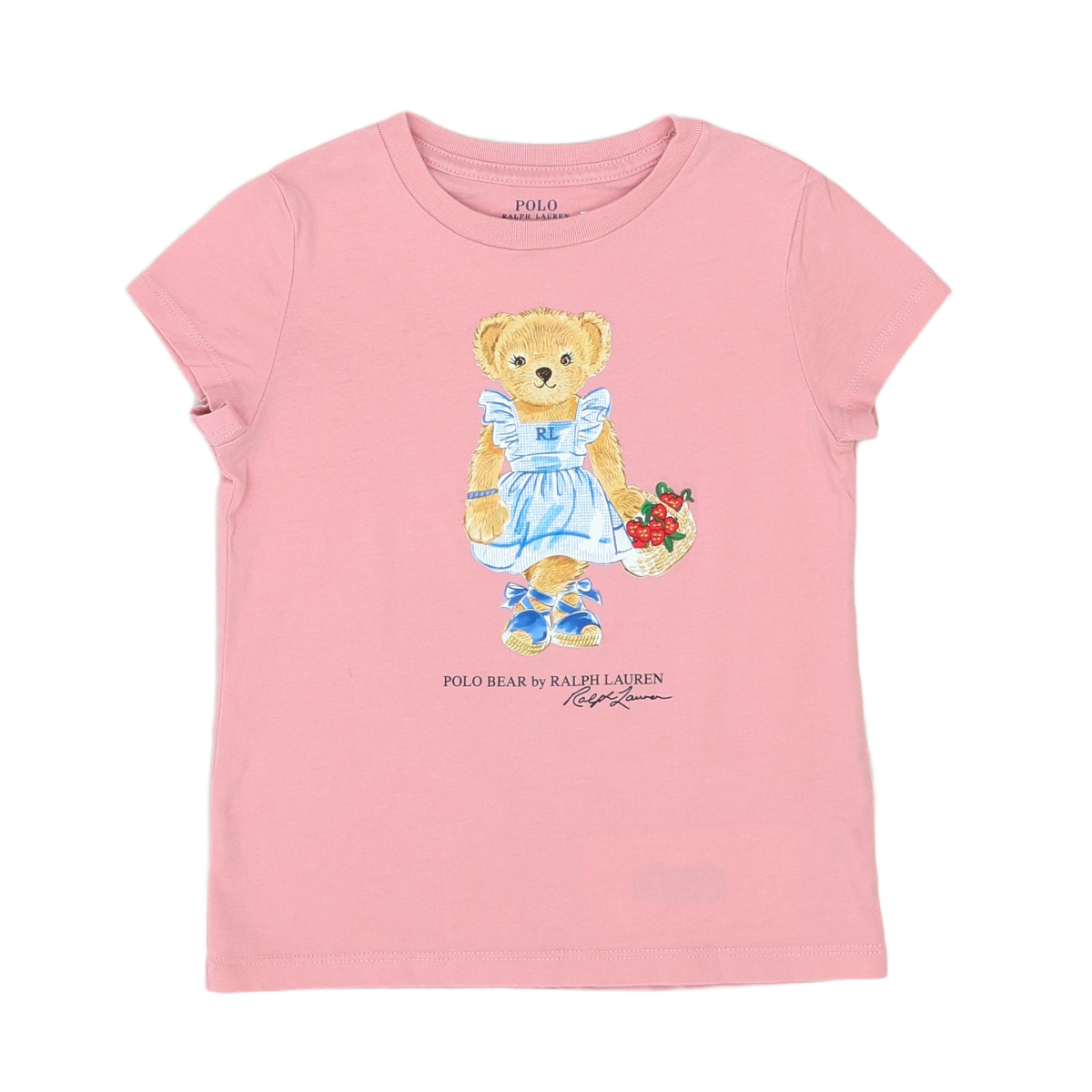 RALPH LAUREN - T-SHIRT - ROSE - 4 ANS