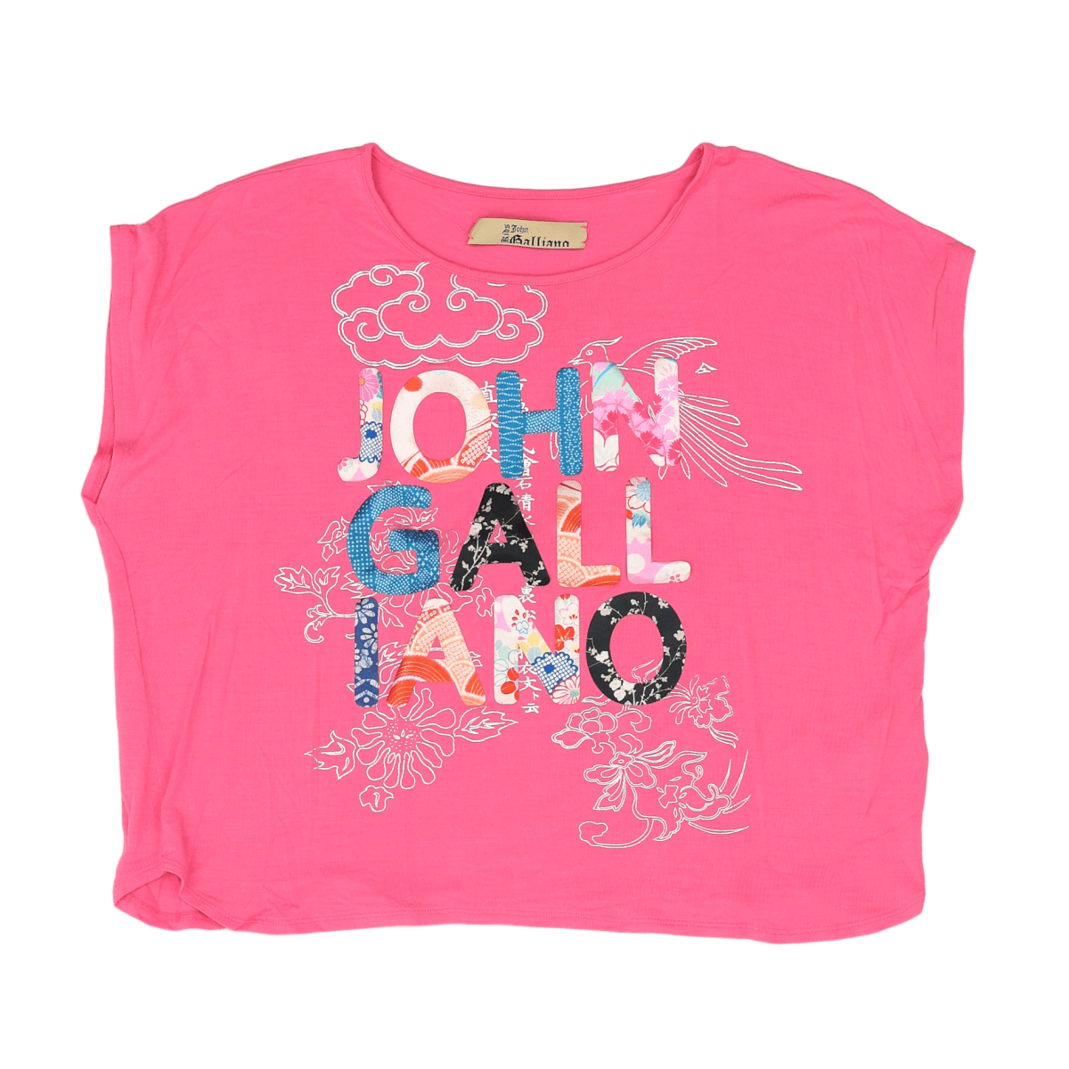 JOHN GALLIANO - T-SHIRT - ROSE - 12 ANS