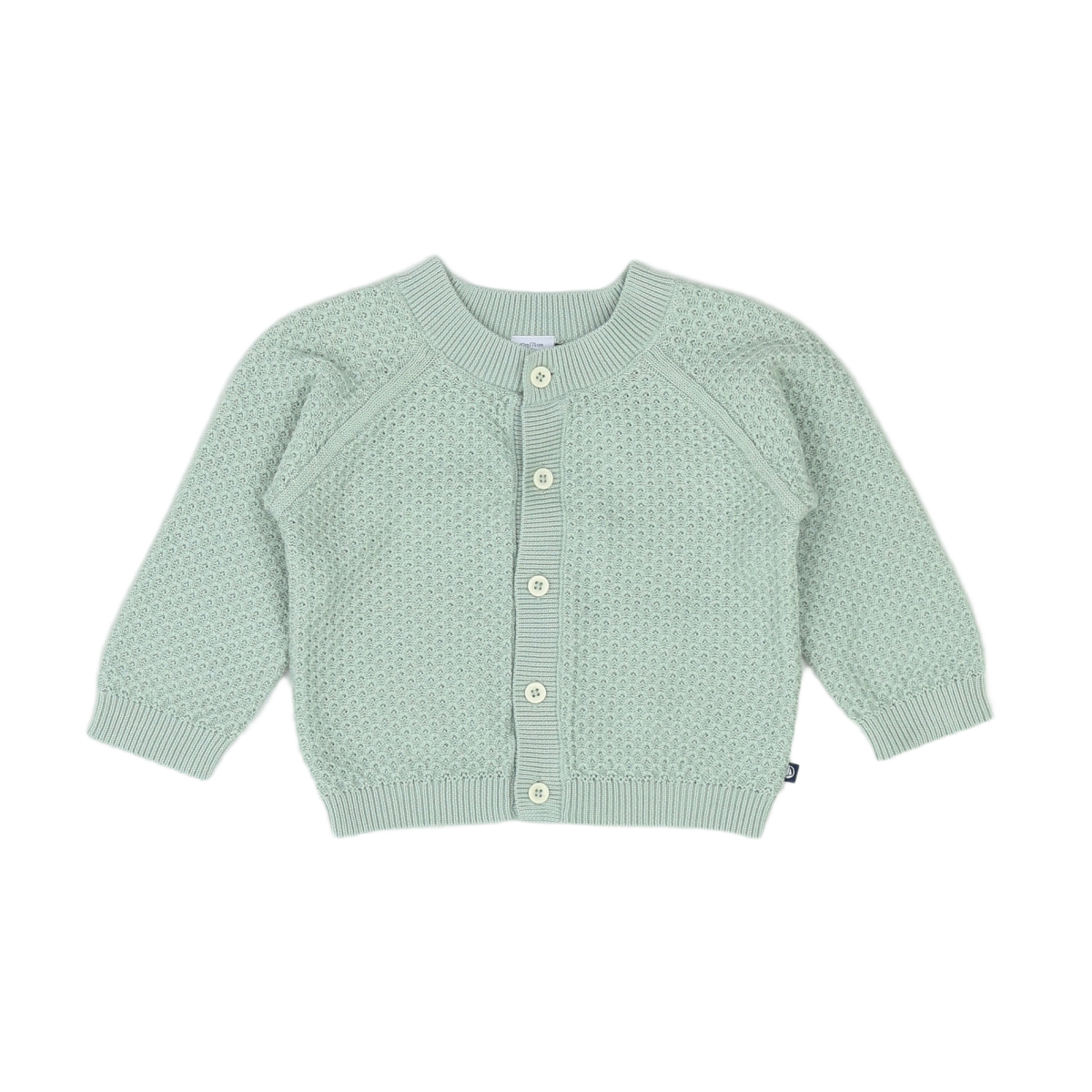 PETIT BATEAU - CARDIGAN - VERT - 12 MOIS